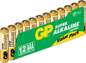 Batteri LR03/AAA, 12-pack