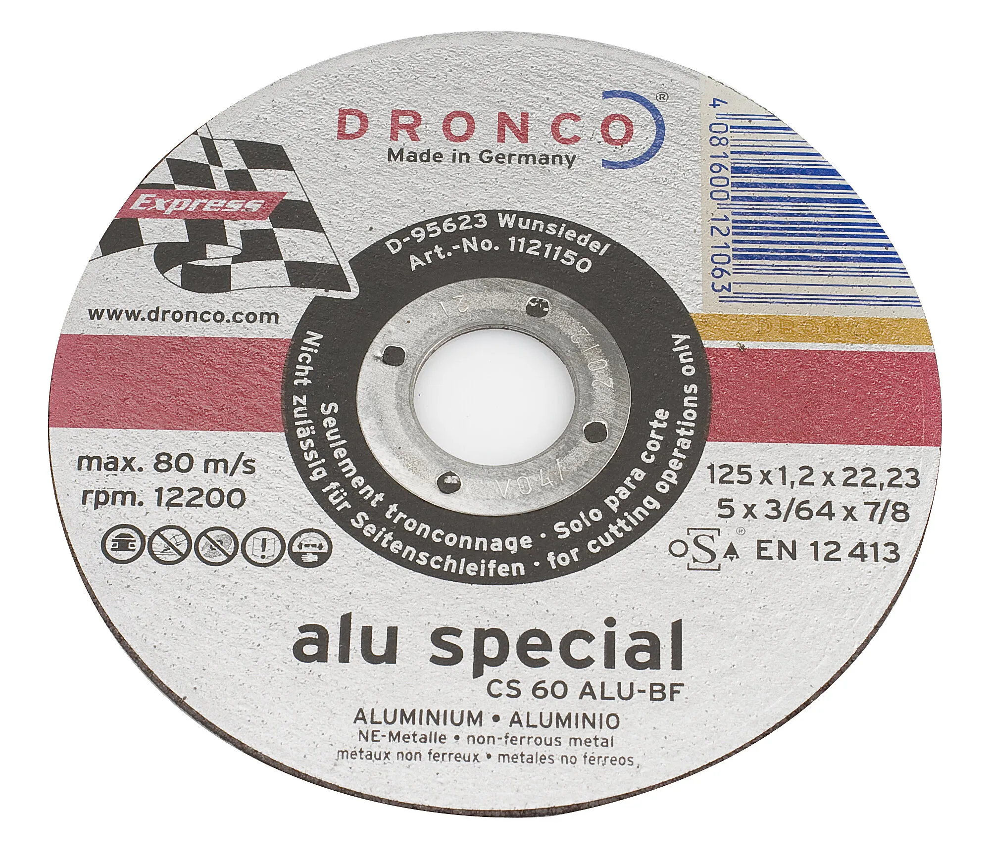 Kapskiva CS 60 Alu/CS 46 Alu Special