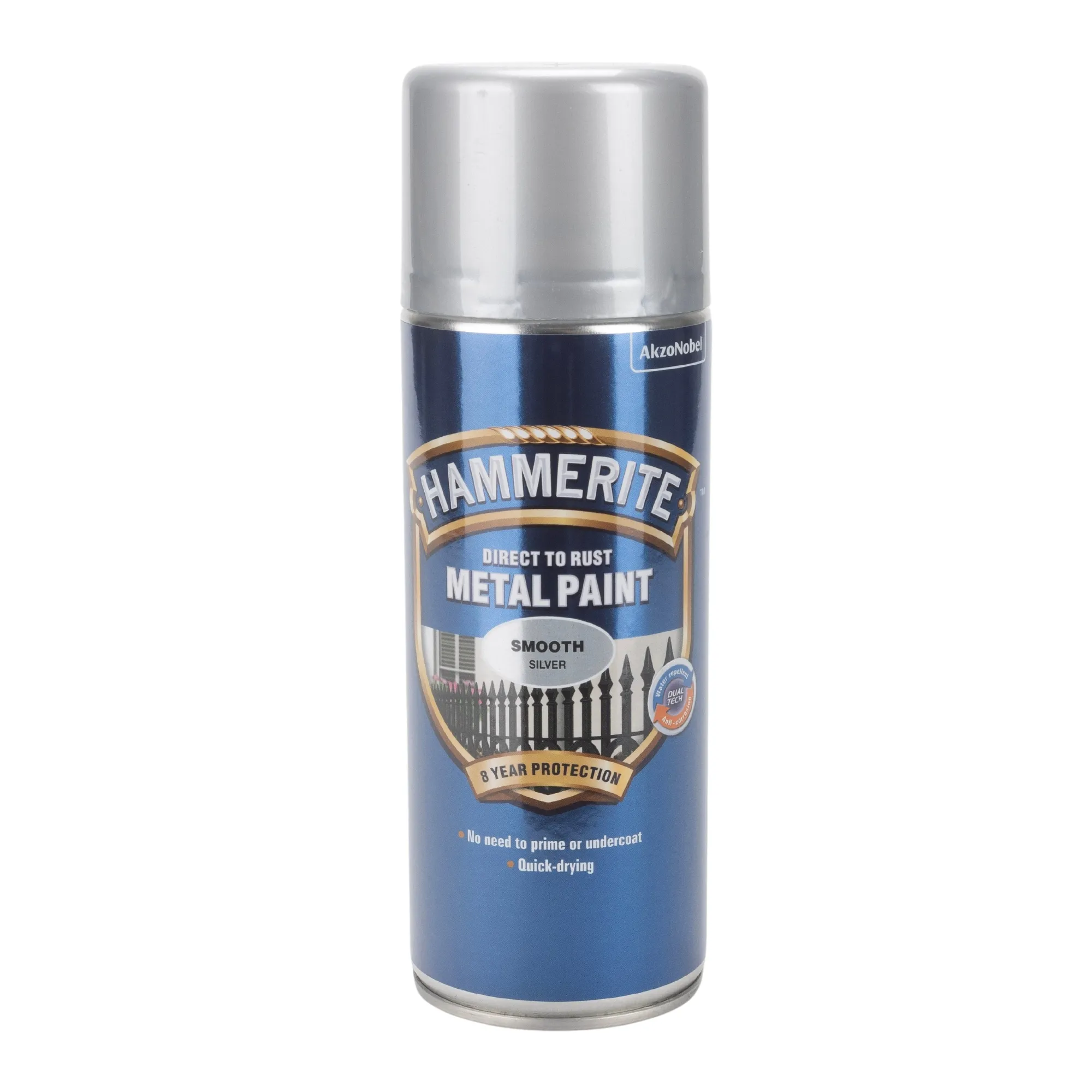 Hammarlack slät silver, spary 400 ml