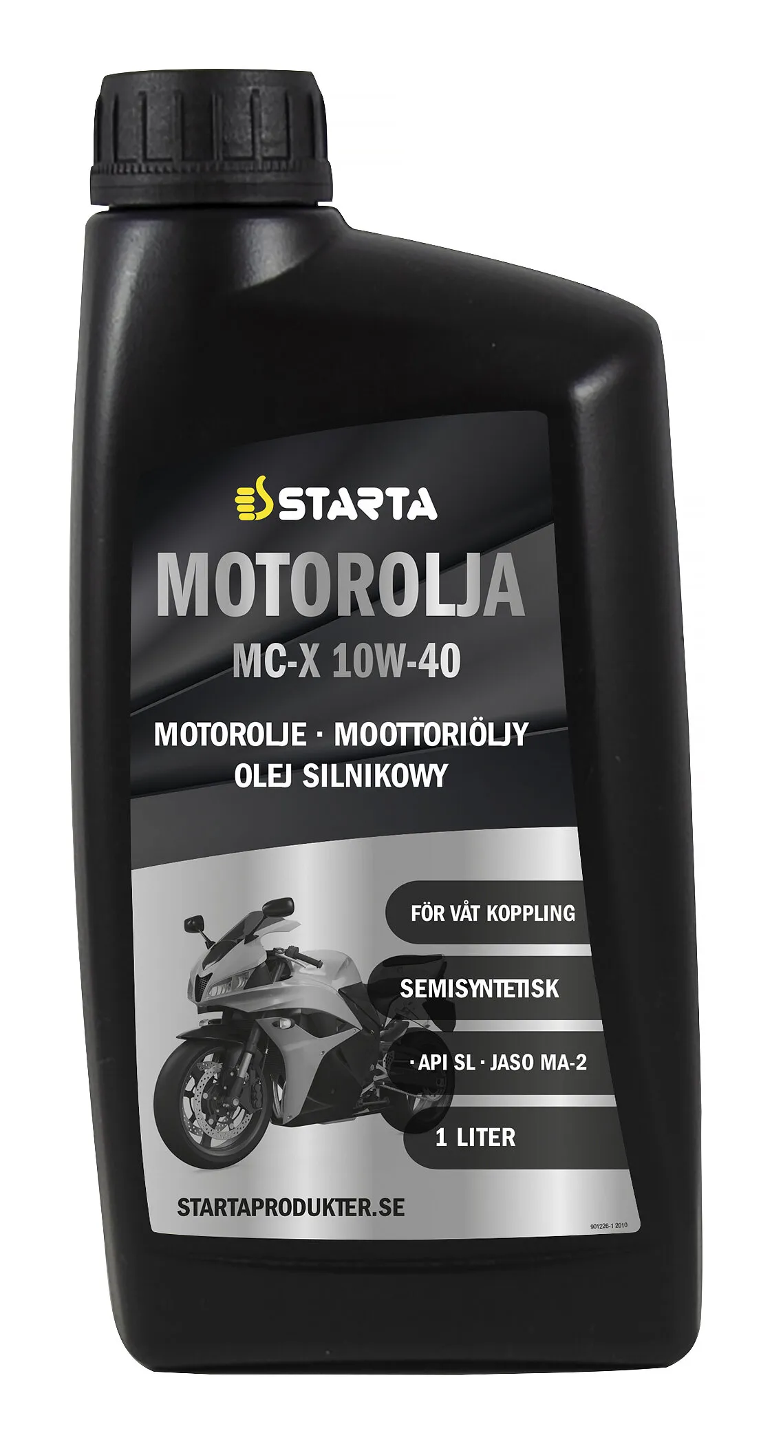 Motorolja för MC, MC-X 10W-40, 1 l