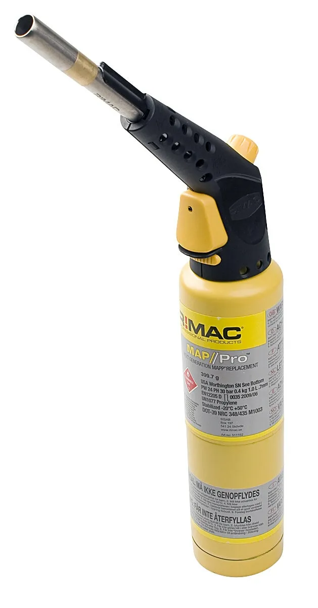 Brännarhandtag inkl. mappgas RIMAC