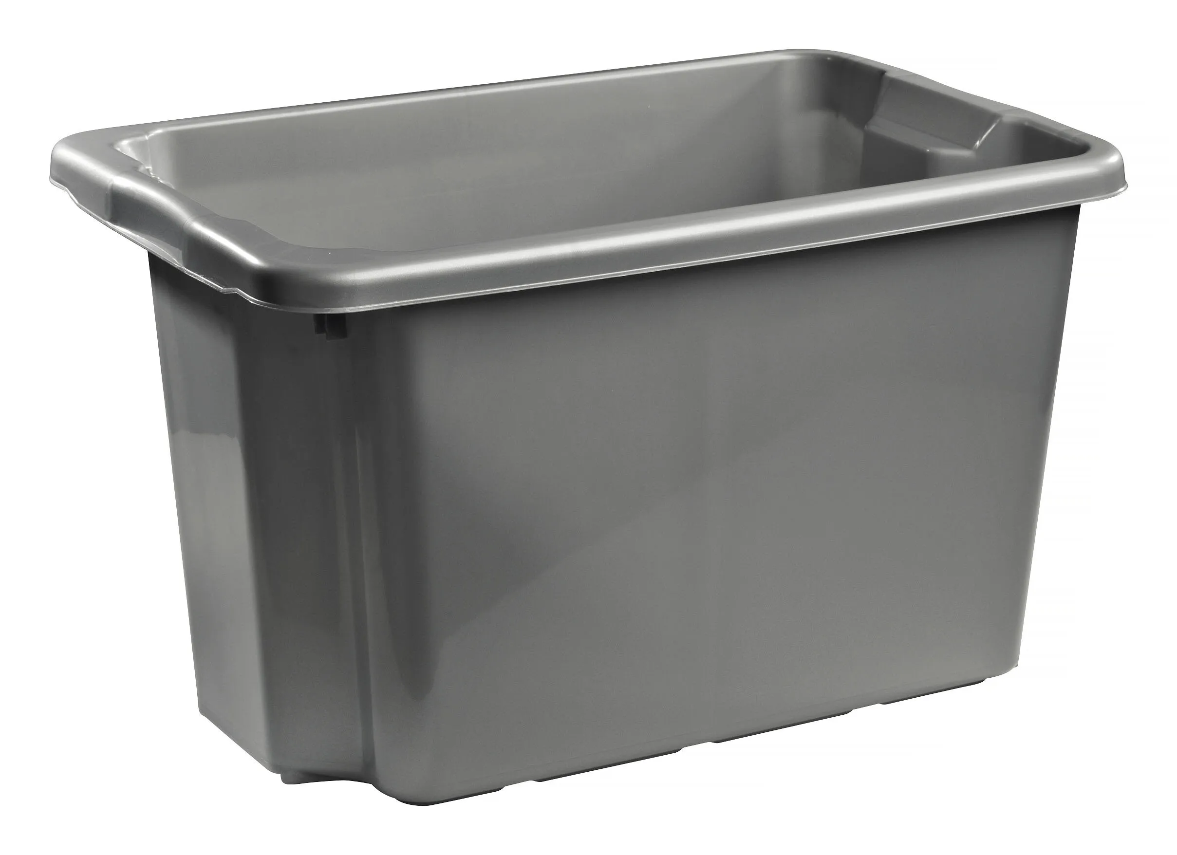 Förvaringsbox, 55 l, silver