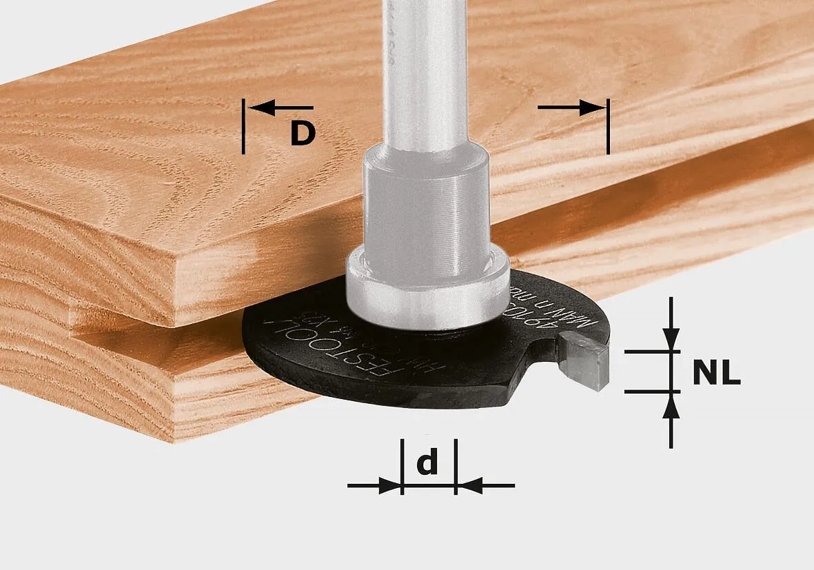 Skivnotfräs HW D40X5