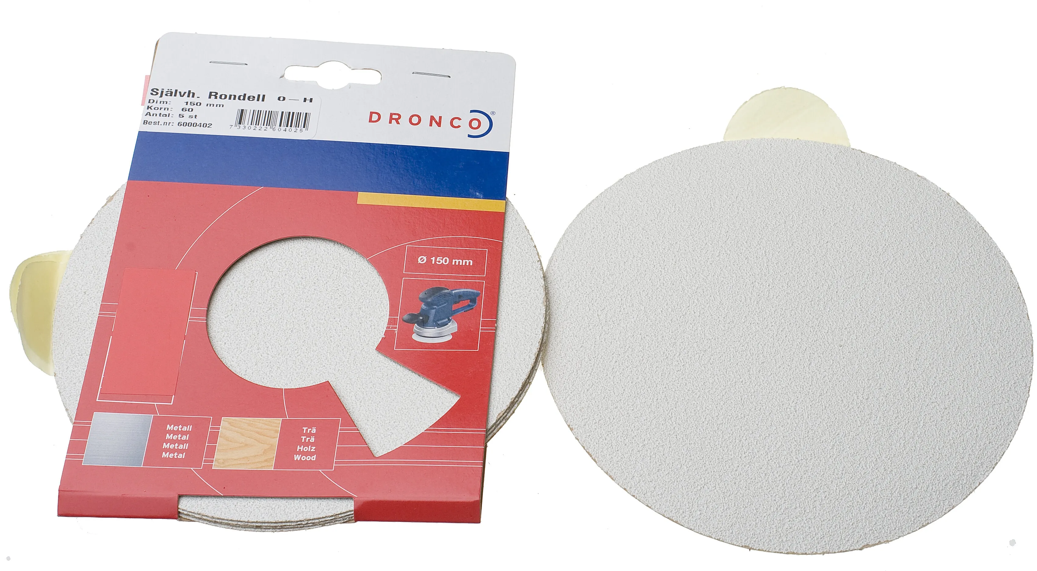 Självhäftande rondell, 150 mm, 5-pack