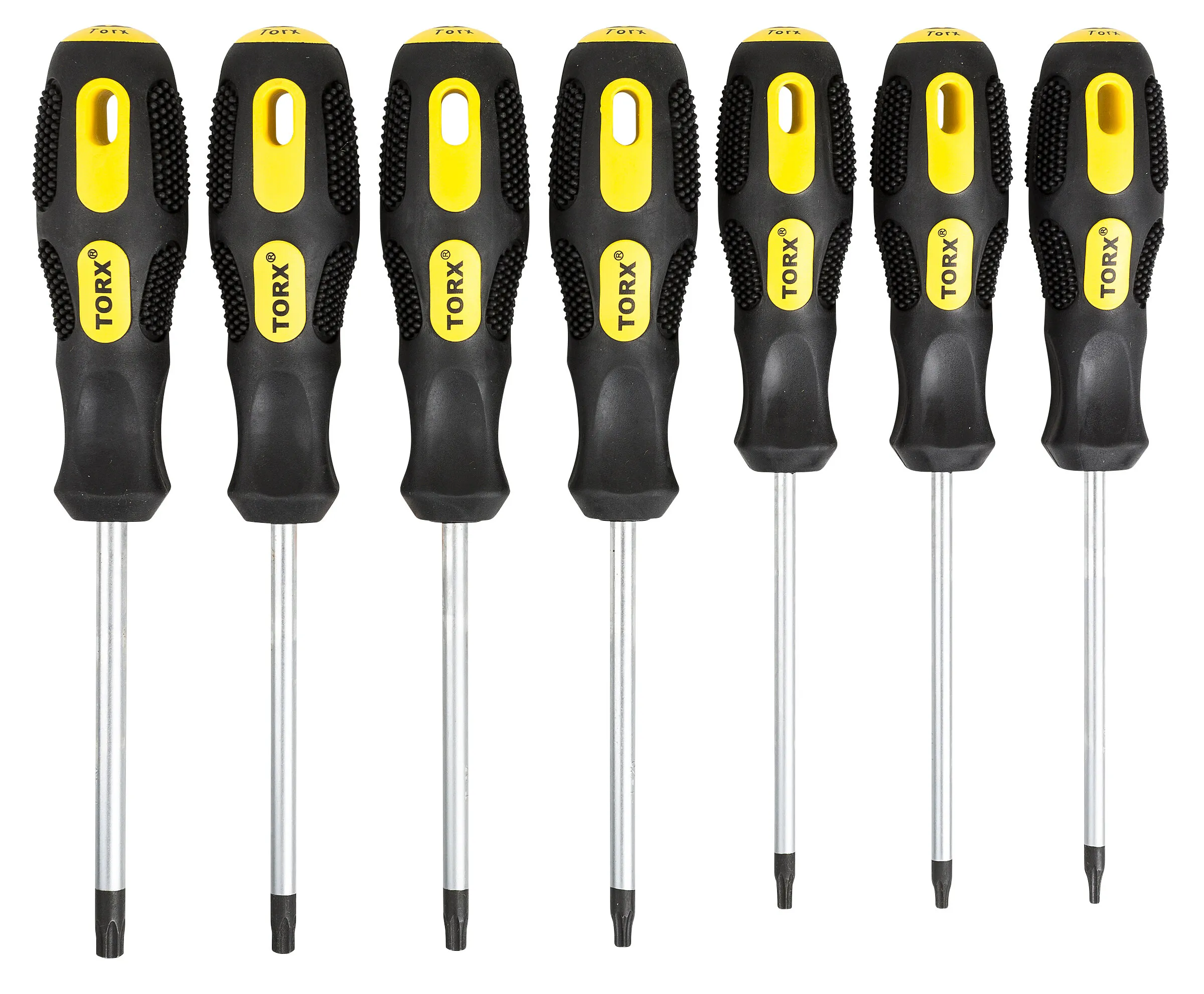 Skruvmejselsats Torx 7 delar