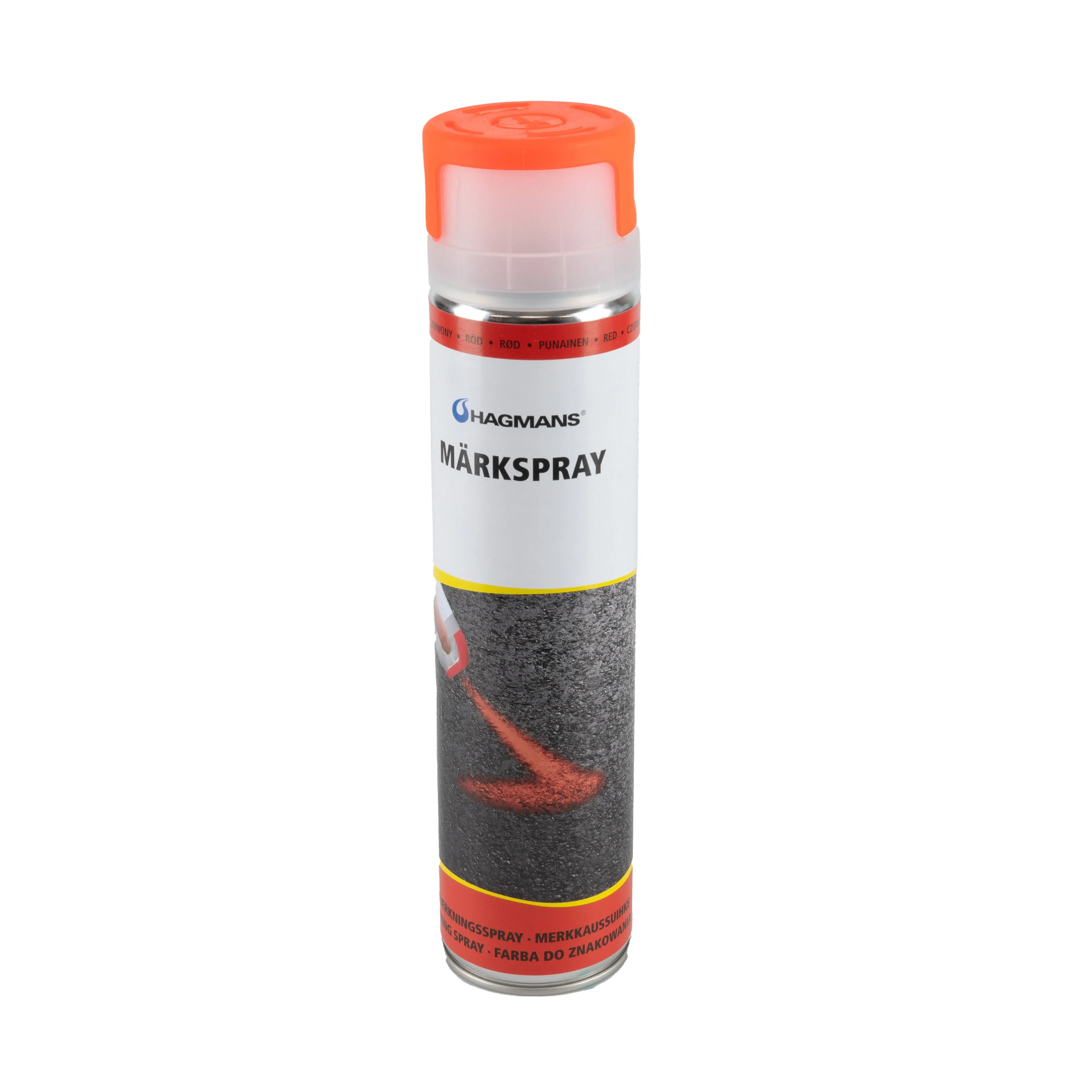 Märkspray röd, 600 ml