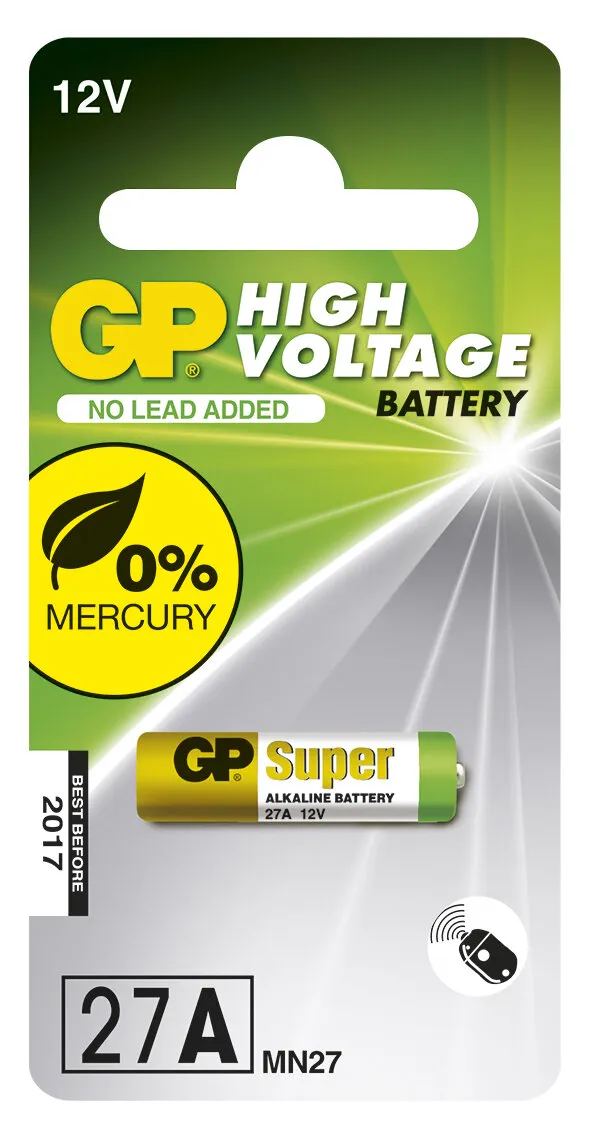Batteri, alkaliskt specialbatteri, 12V, 27AF, 1-pack