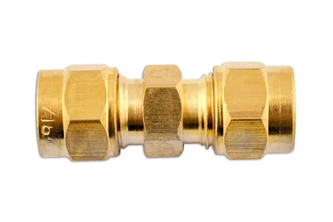 Skarvkopplingar mässing 1/2", 5 st