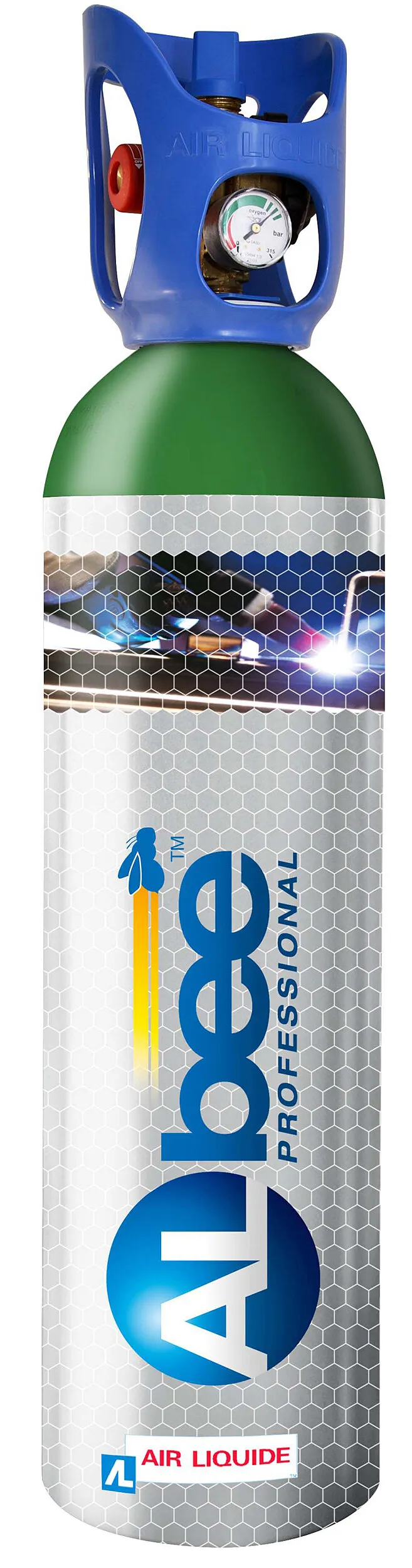 Gastub med gas, Blandgas, argon/co2, 11 l