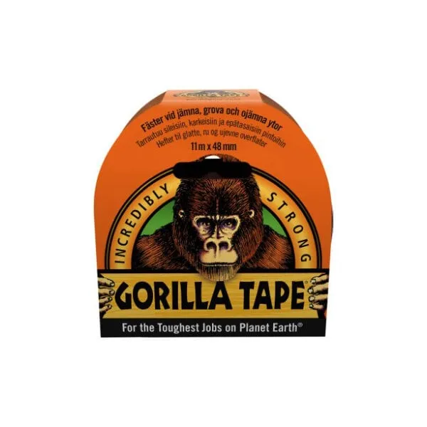 Gorillatejp svart