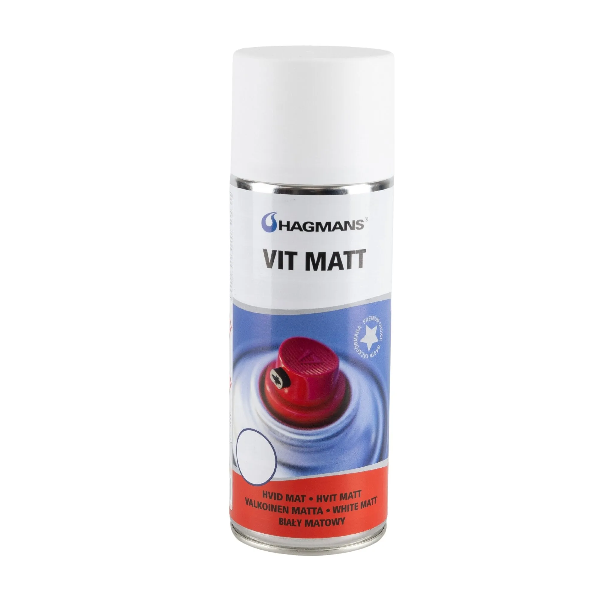 Täckfärg matt vit, 400 ml