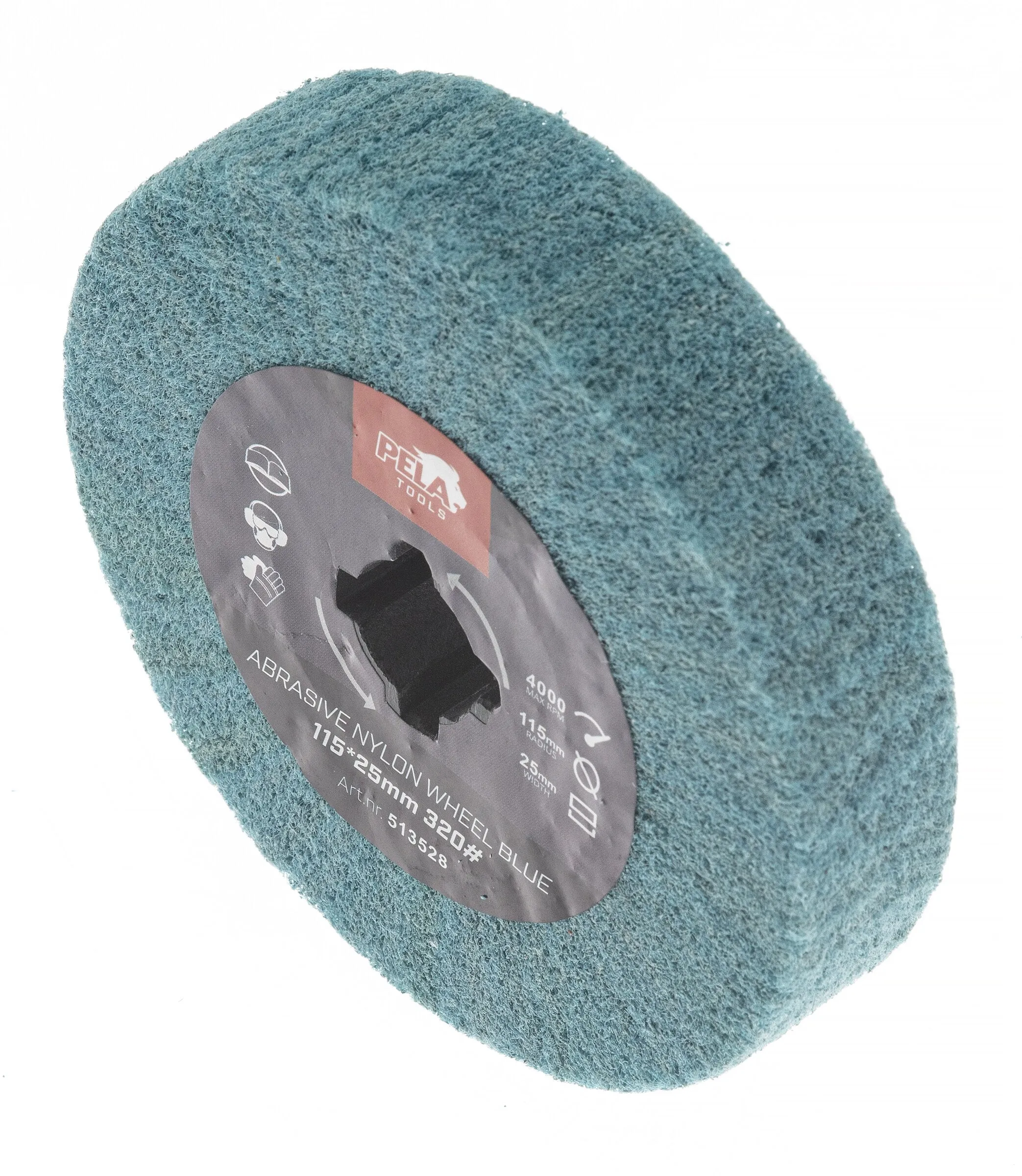 Slipnylontrumma till 509658, #320, Ø115x25 mm