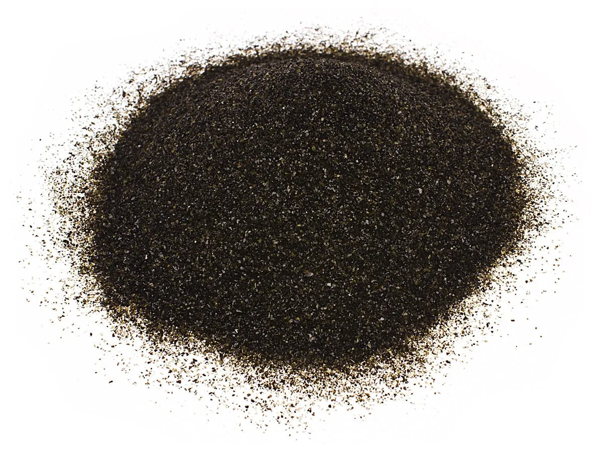 Blästermedel, aluminiumsilikat, 0,2-0,5 mm, 8 kg