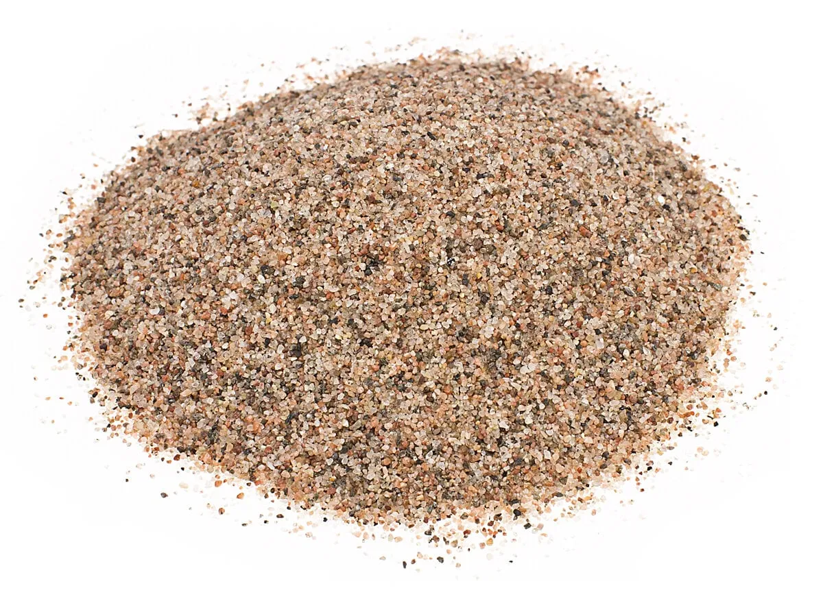 Blästermedel, sand, 0,4-0,8 mm, 25 kg