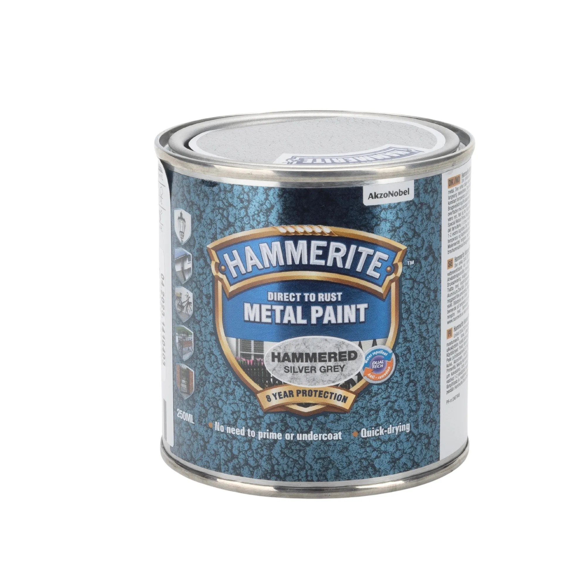 Hammarlack silver-grå, 250 ml