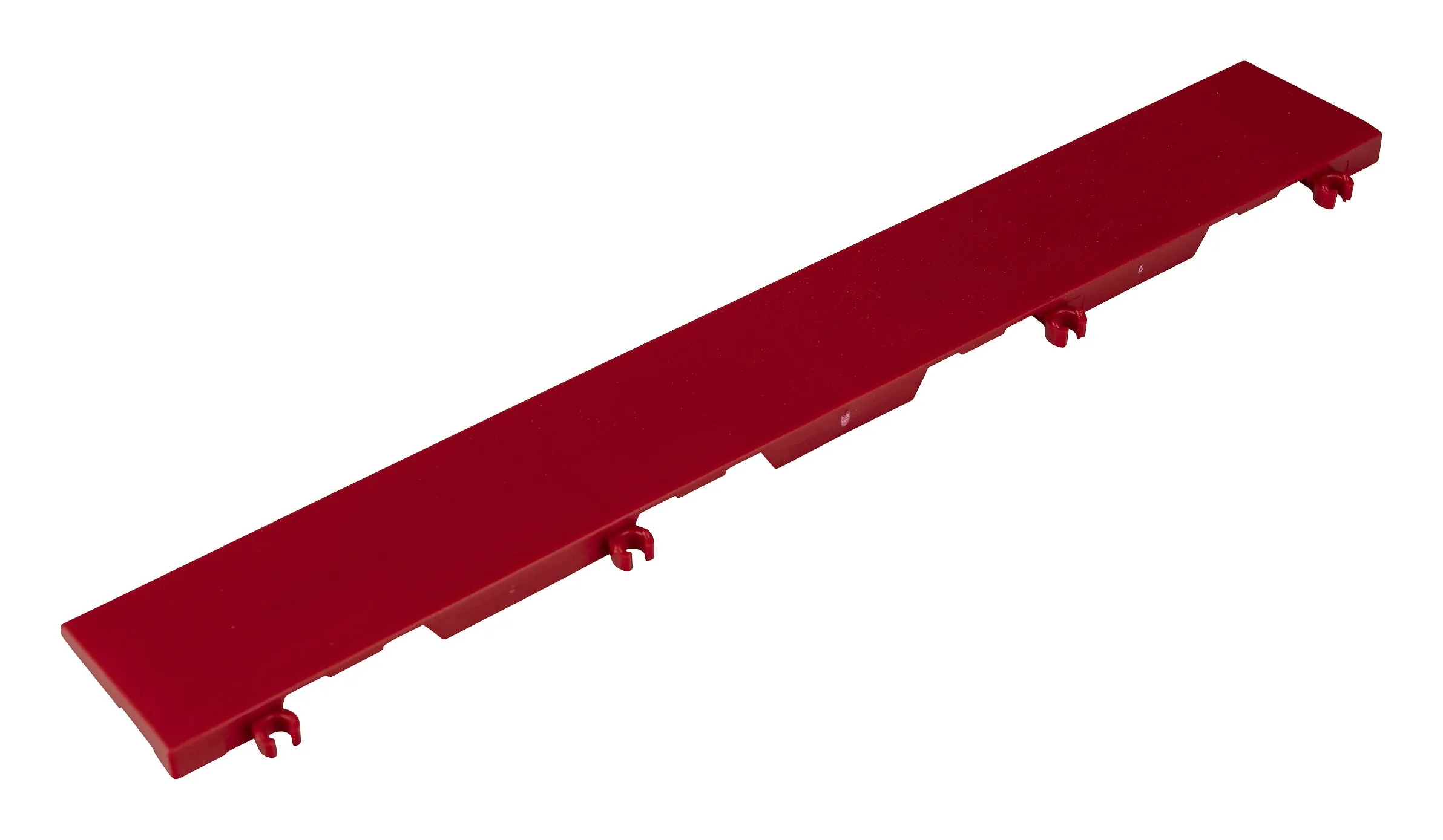 Kantlist till garagegolv 38x38 cm, röd, 10-pack