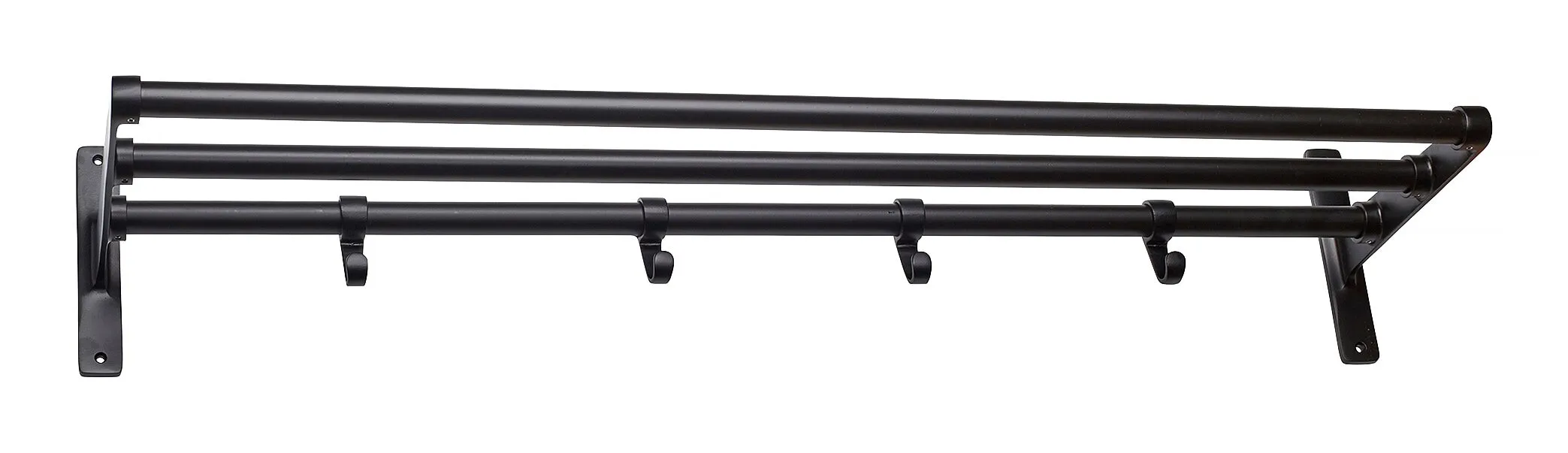 Hatthylla Elegant svart/svart1000mm