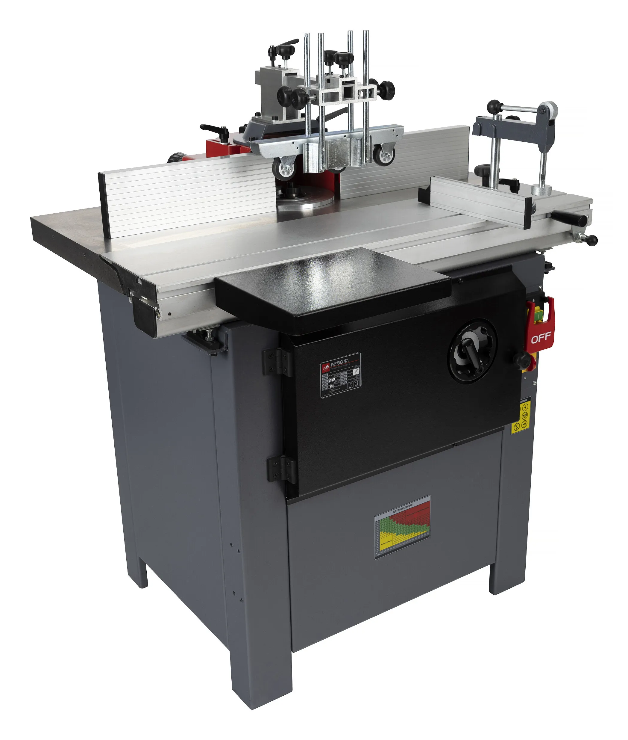 Vertikal fresemaskin, vippbar