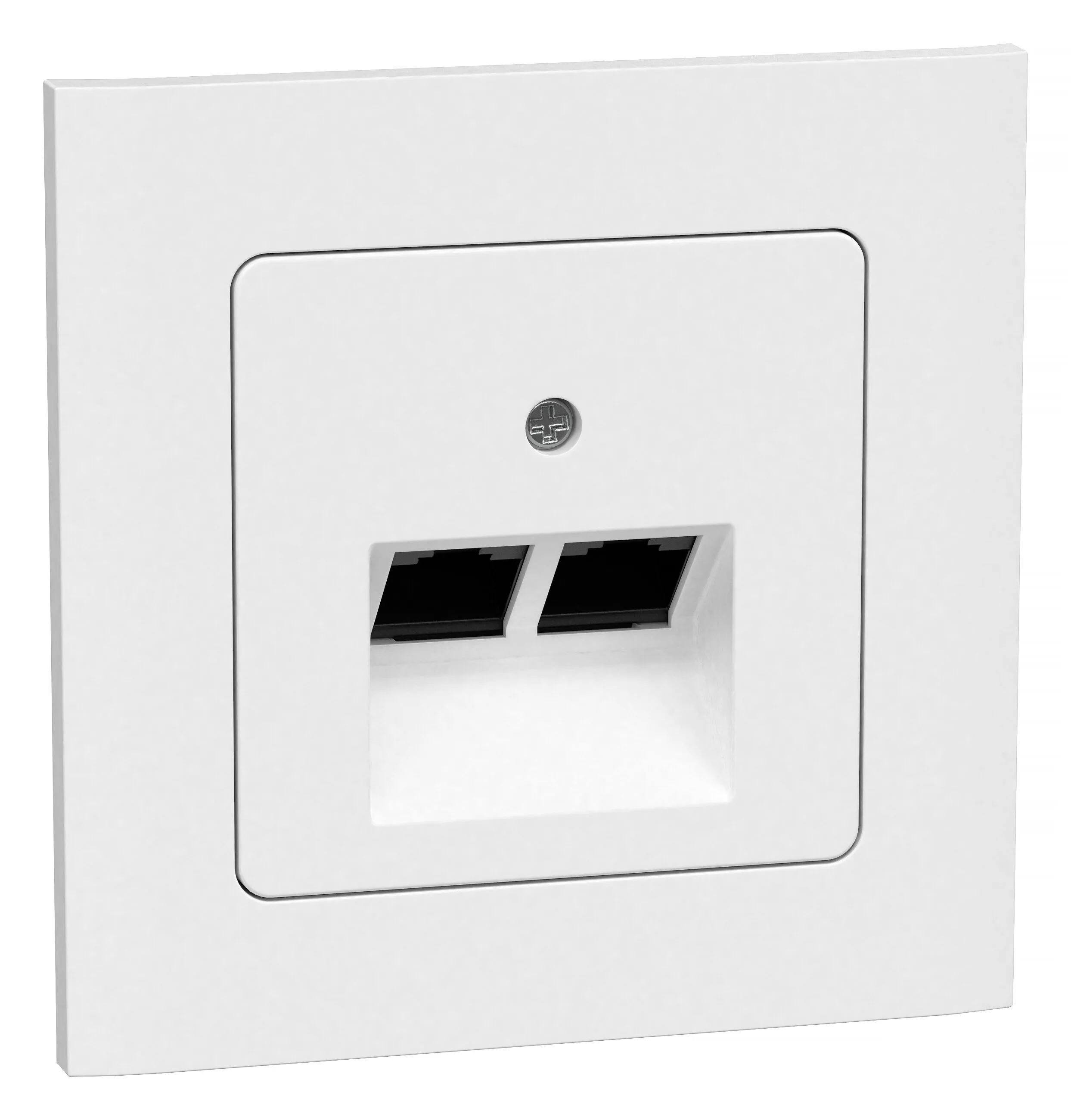 Data-/teleuttak, innfelt 2x 
RJ45, Connect 2 Home