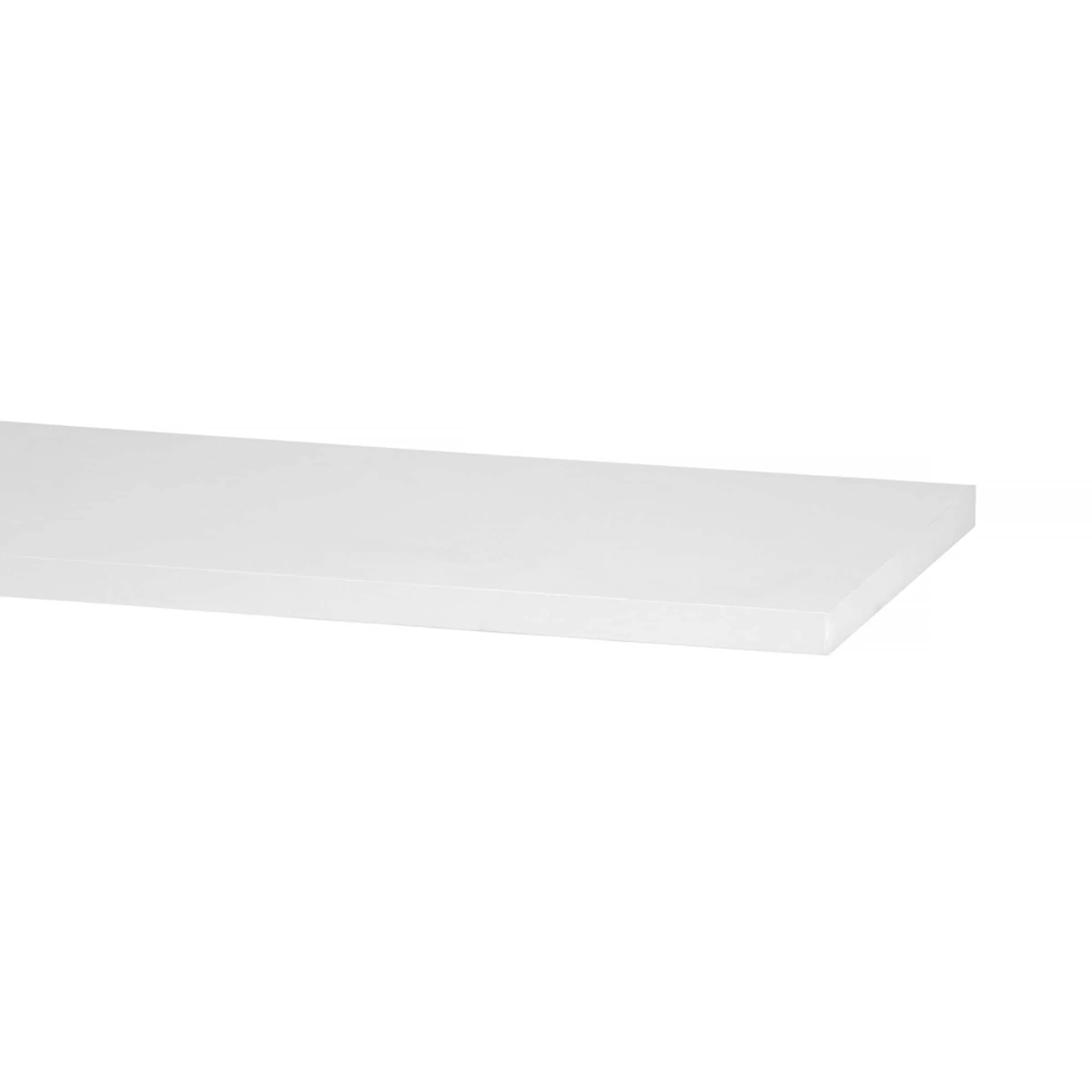 Hylleplate hvit, 1800x400x18 mm