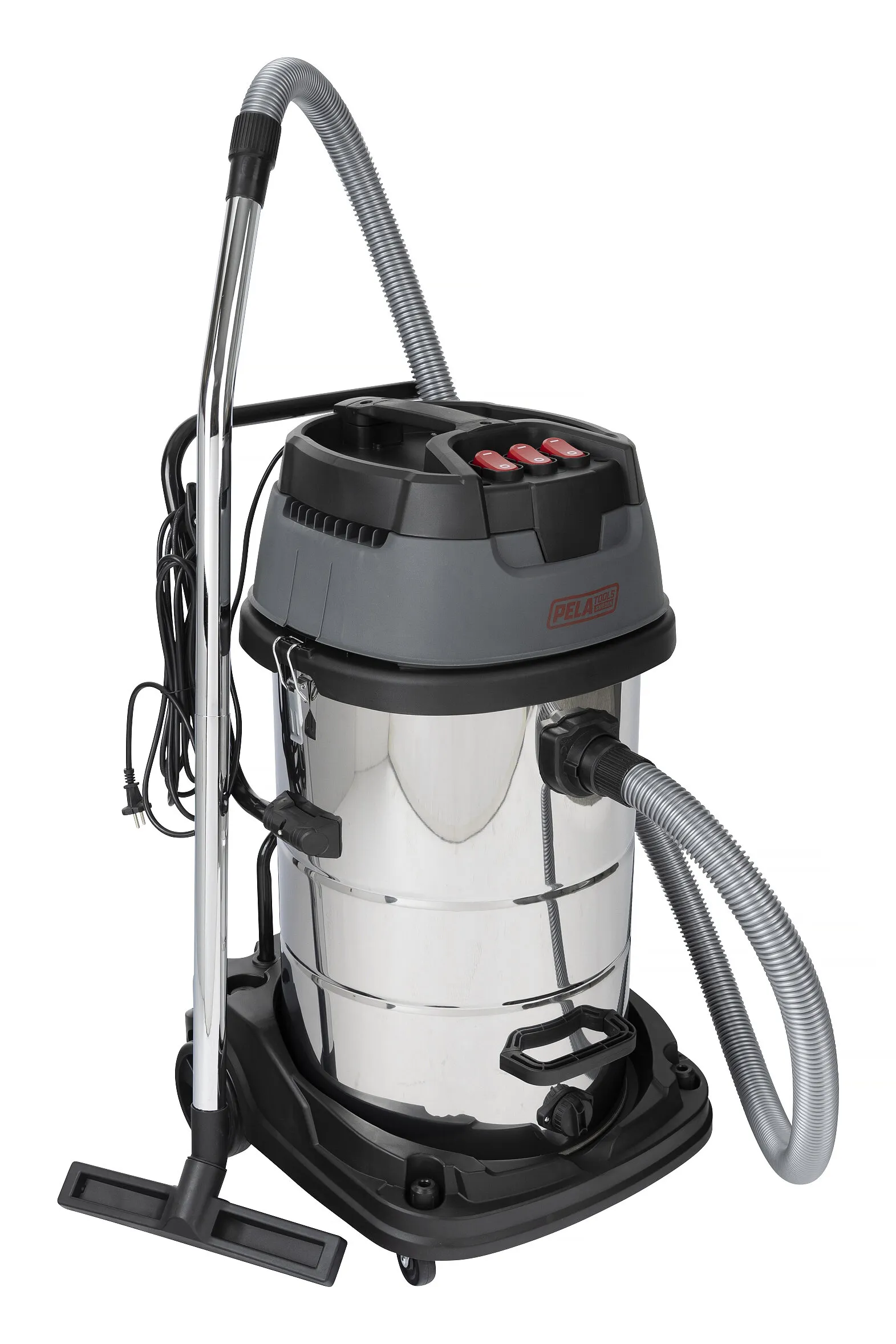 Grovstøvsuger, 80 l, 3 motorer