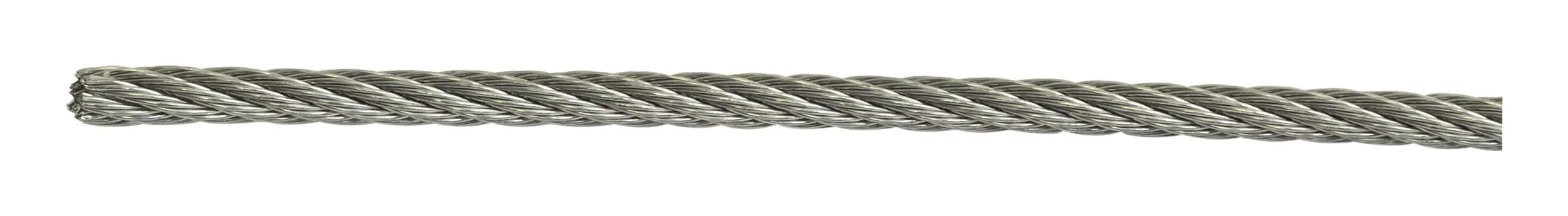 Vajer elzink, 114-trådar, 3 mm, metervara