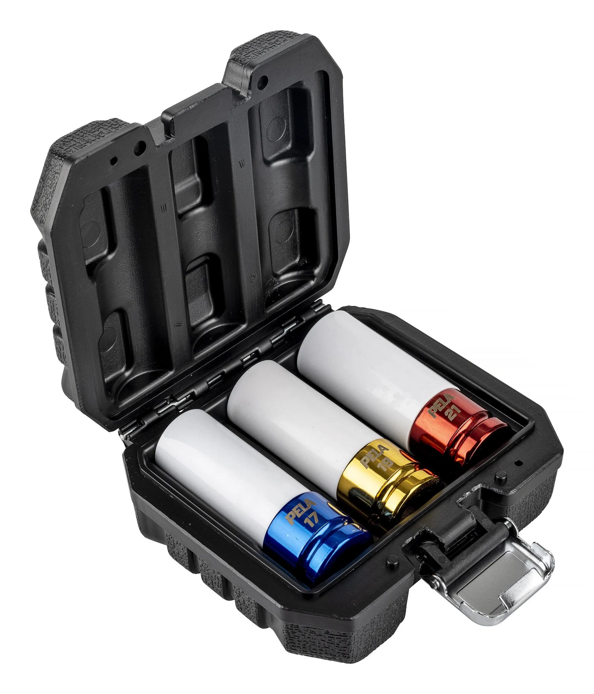 Hjulmutterhylssats 1/2", 17, 19, 21 mm