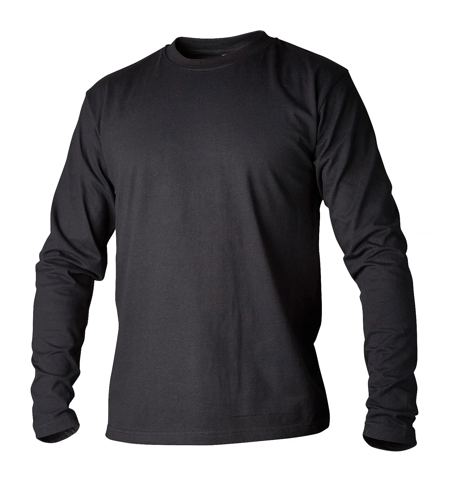 T-shirt med lång ärm, svart