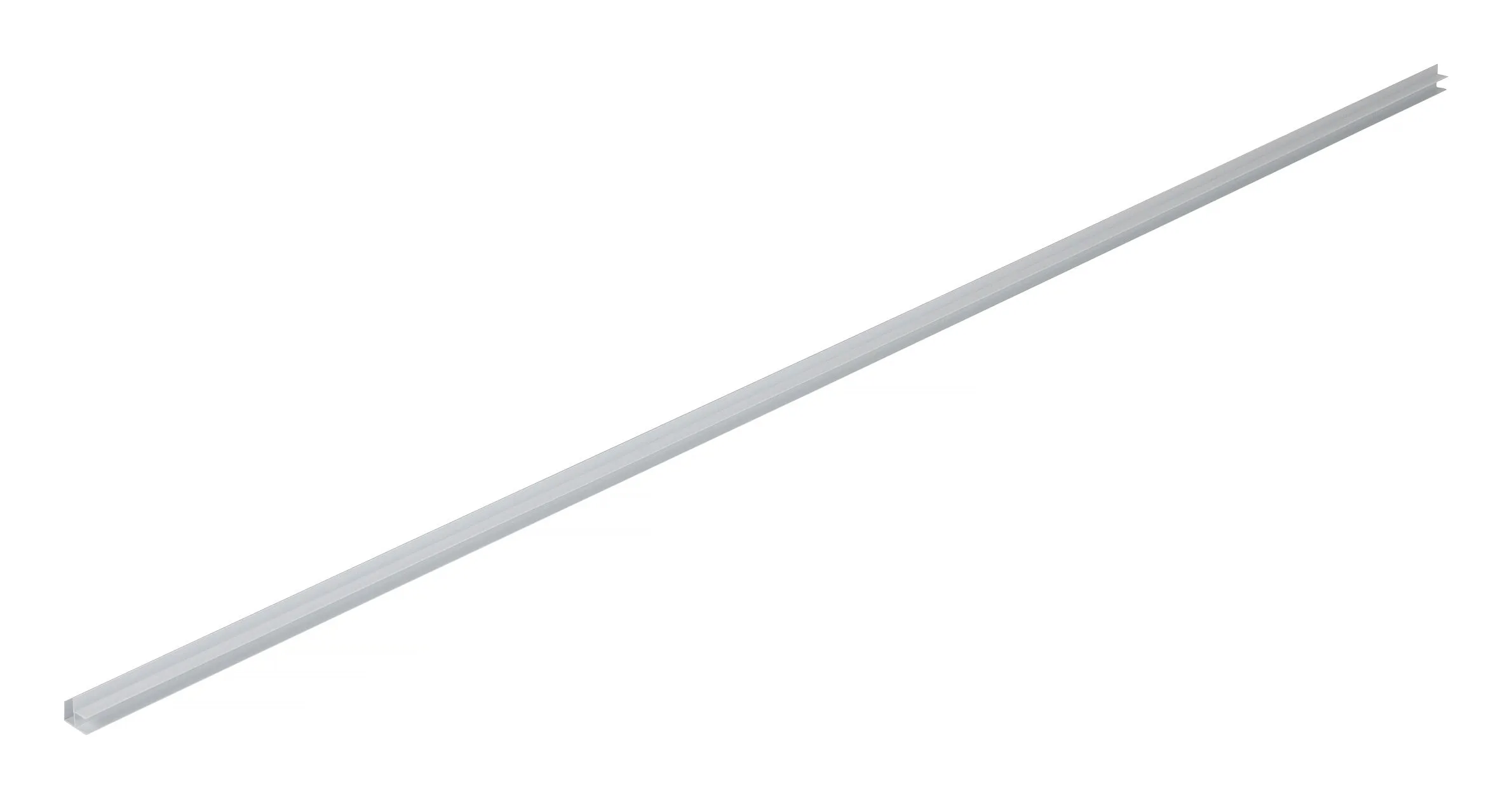 Hörne till garagepanel, vit, 2440 mm