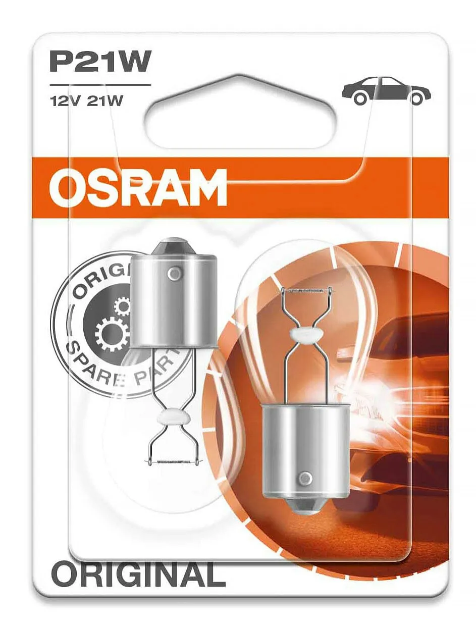 Glödlampa P21W 12V, 2-pack