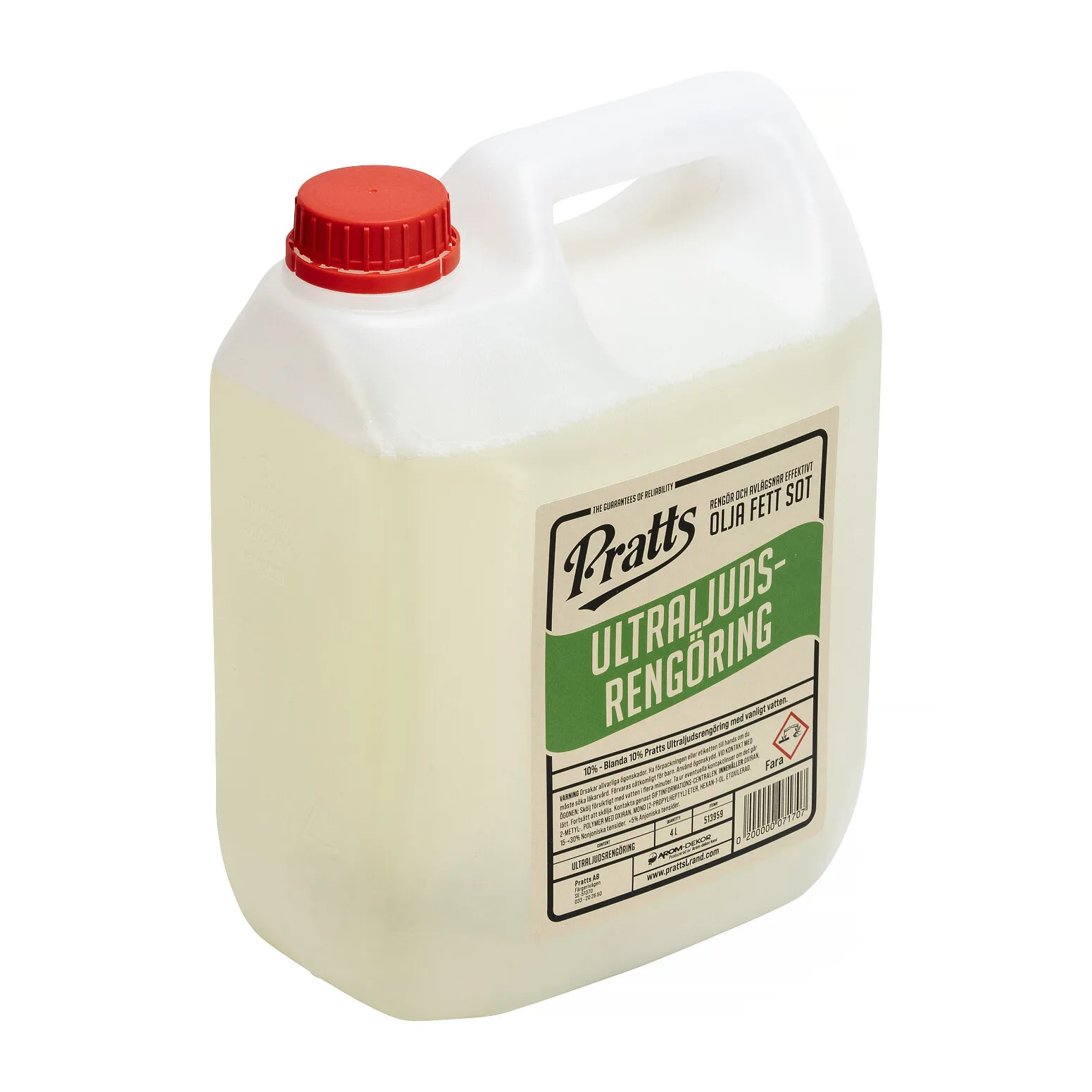 Ultraljudsrengöring, 4 l 