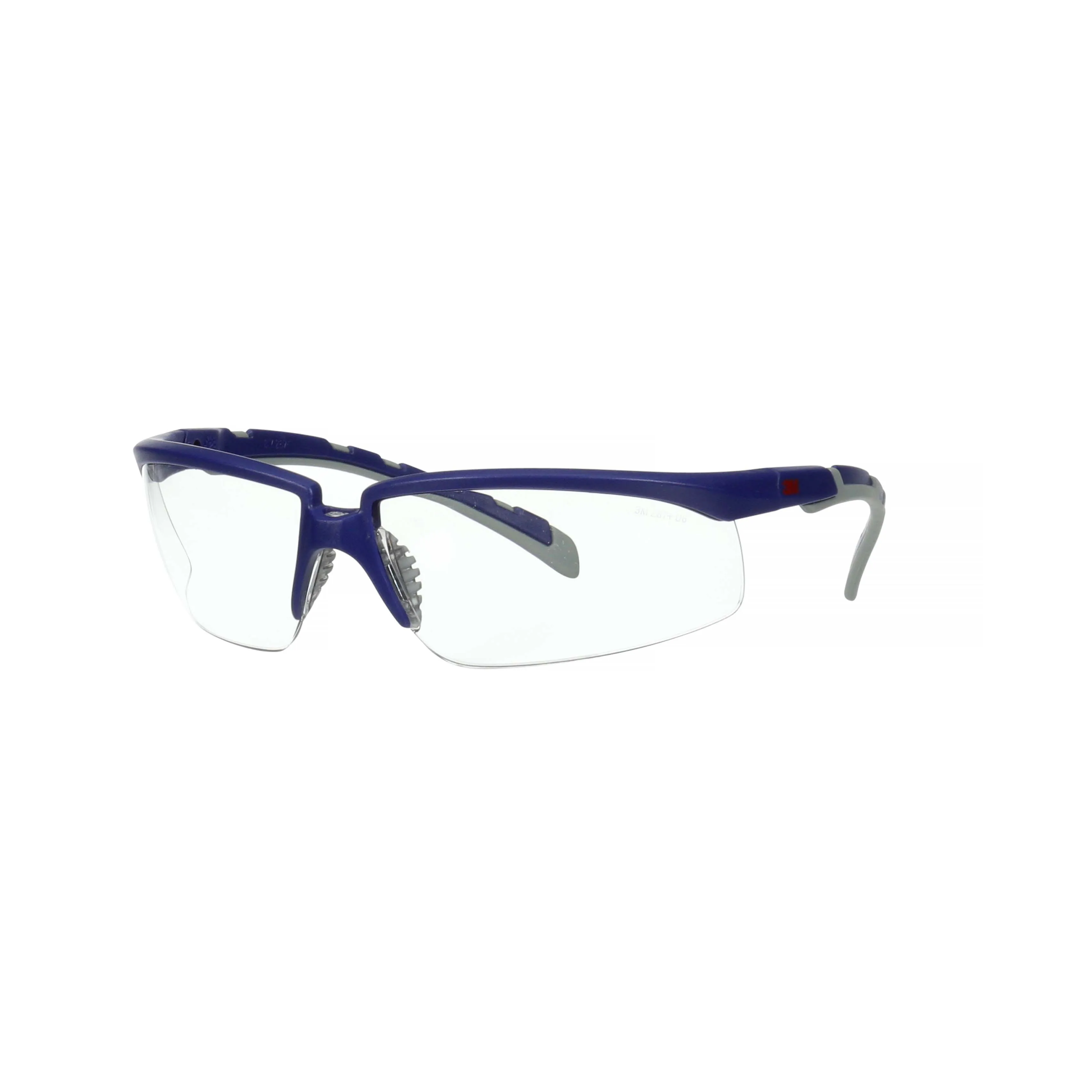 Skyddsglasögon Solus 2000, klar lins med reptålig anti-fog beläggning, blå/grå skalmar, S2001AF-BLU