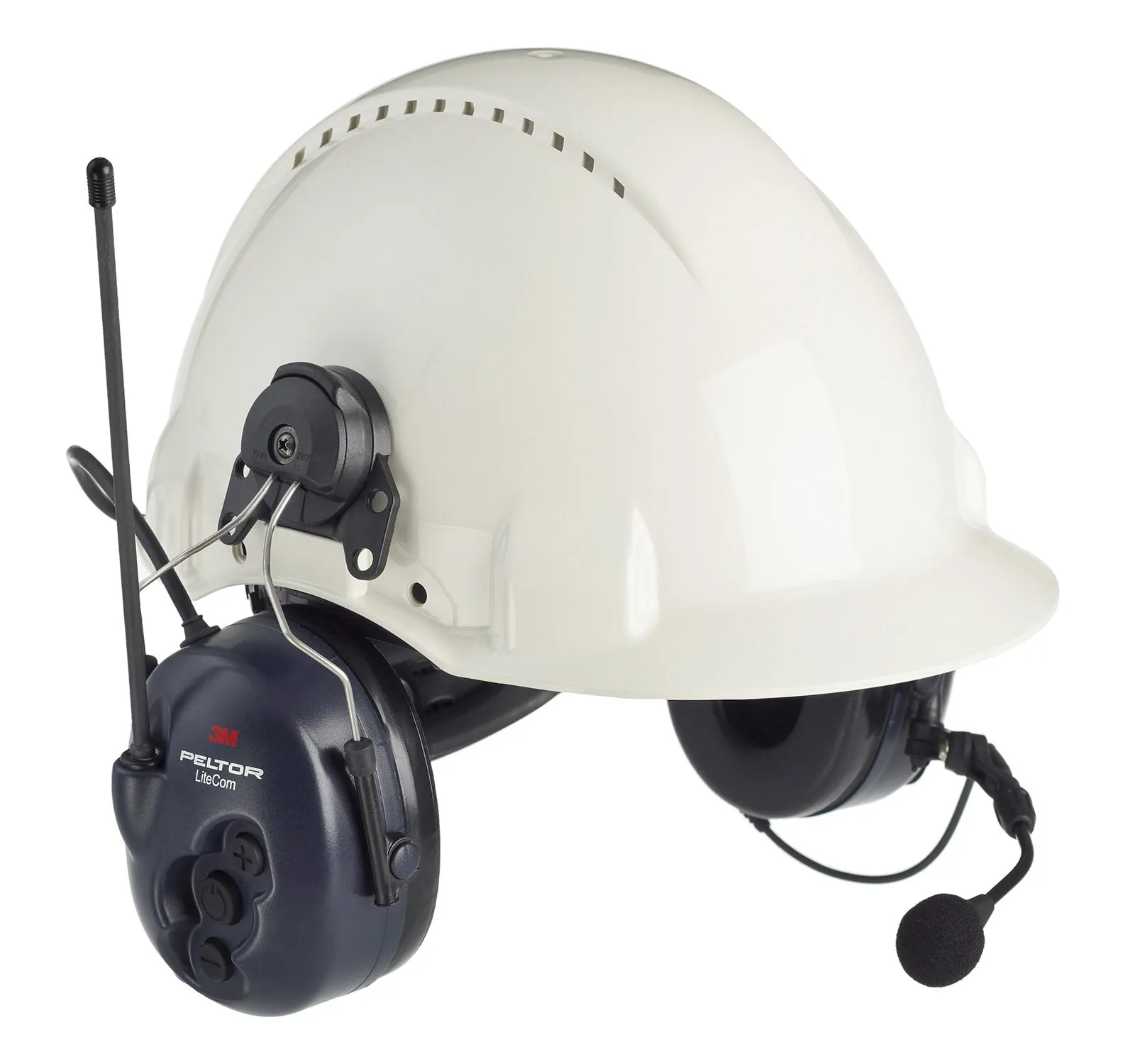Hörselkåpa LiteCom med hjälmfäste, 33 dB, PMR 446 MHz, MT53H7P3E4400-EU
