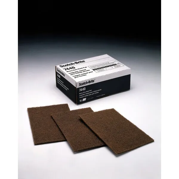 Grovark Cut & Polish 7440, medium korn, brun, 155x225 mm