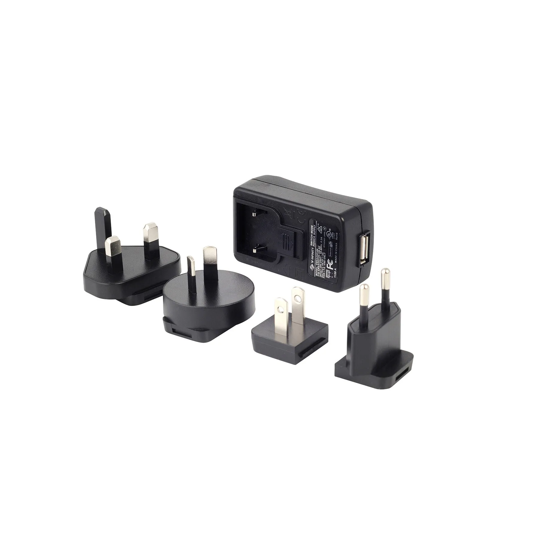 Nätadapter FR08 för Lite-Com Pro II IS-batteri, USB-kontakt