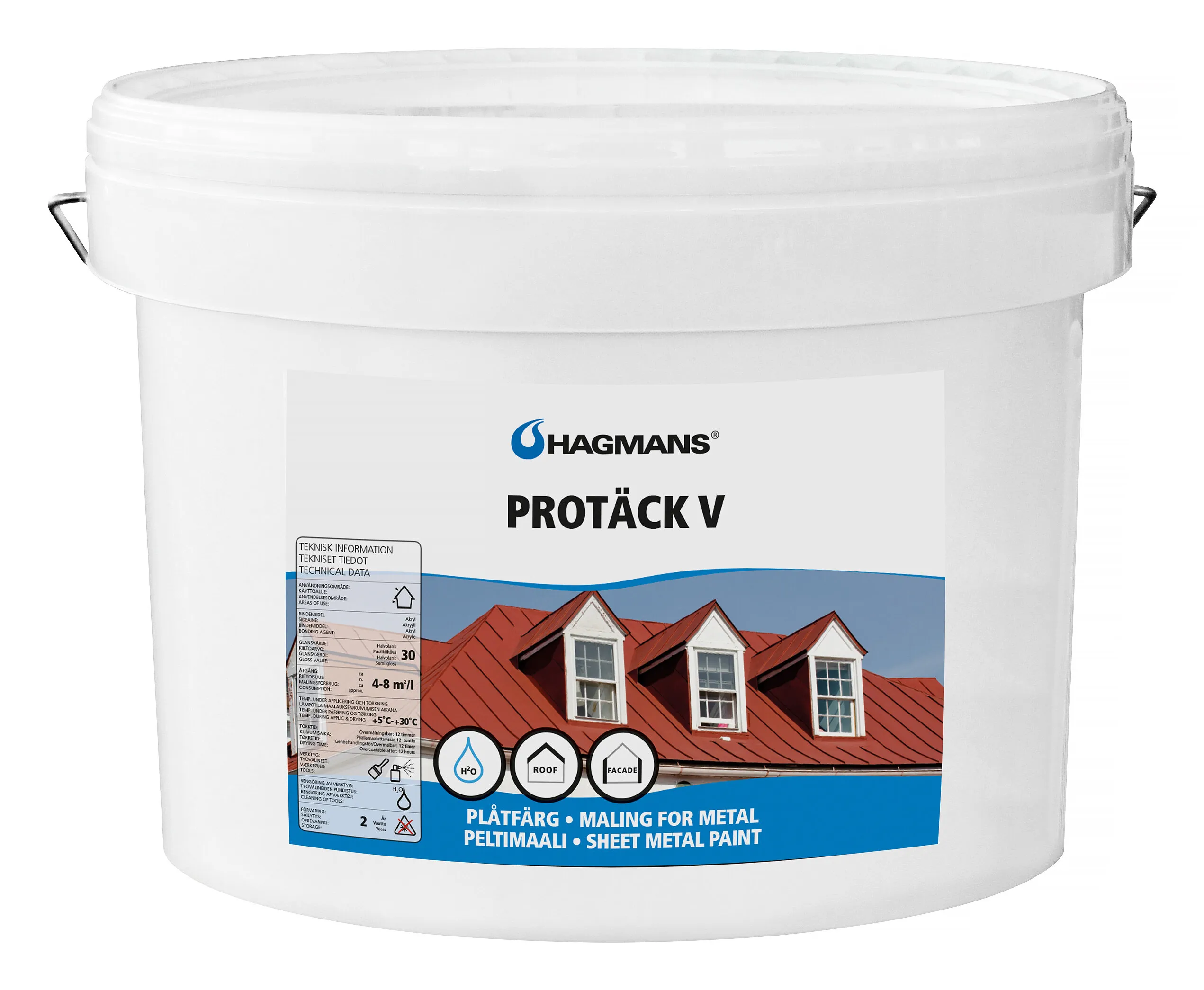 Protäck V, svart