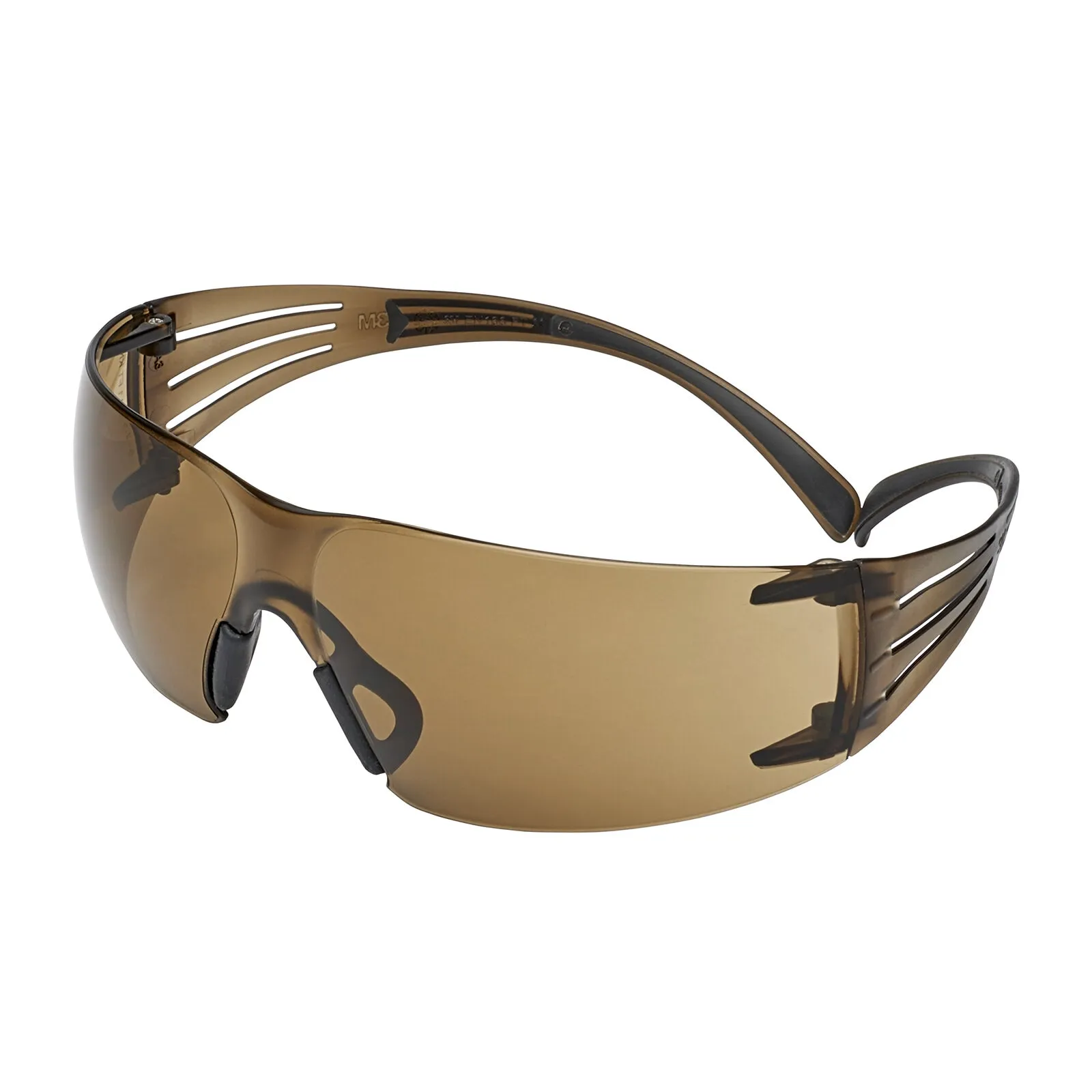 Skyddsglasögon SecureFit 400, brun lins med reptålig anti-fog-beläggning, svart/brun båge, SF405SGAF-BLA-EU