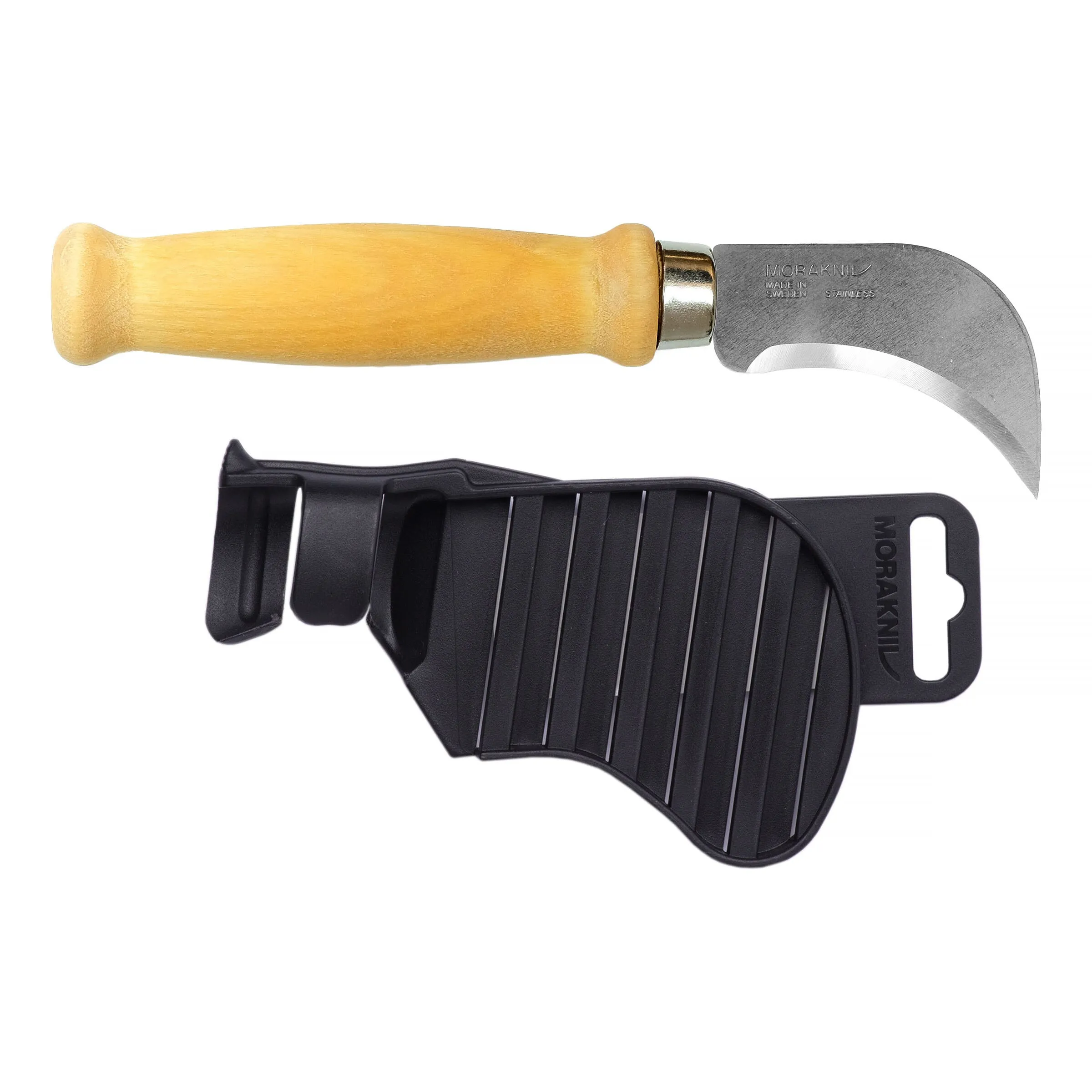 Mattkniv med träskaft, 70 mm, rostfri