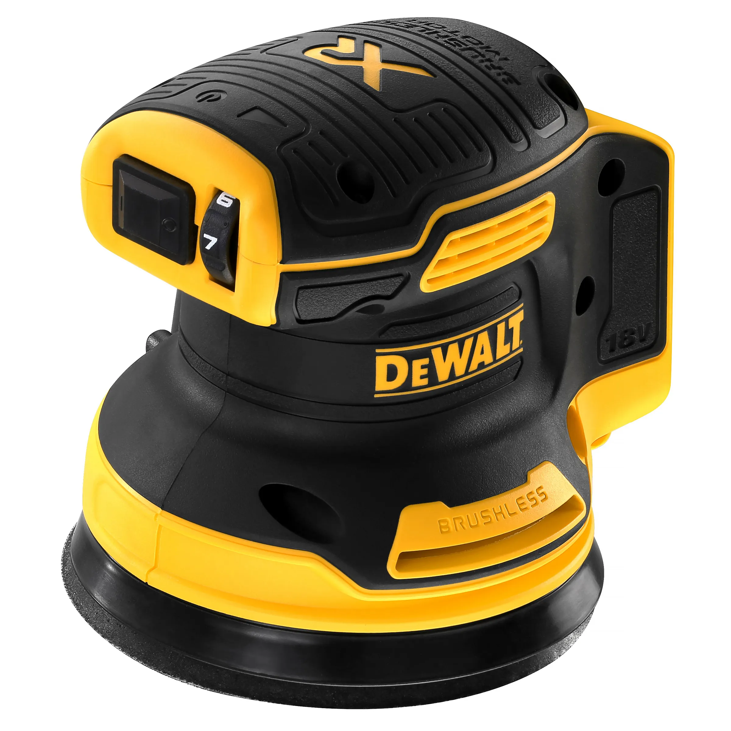 Excenterslip 18V, DCW210N, utan batteri & laddare