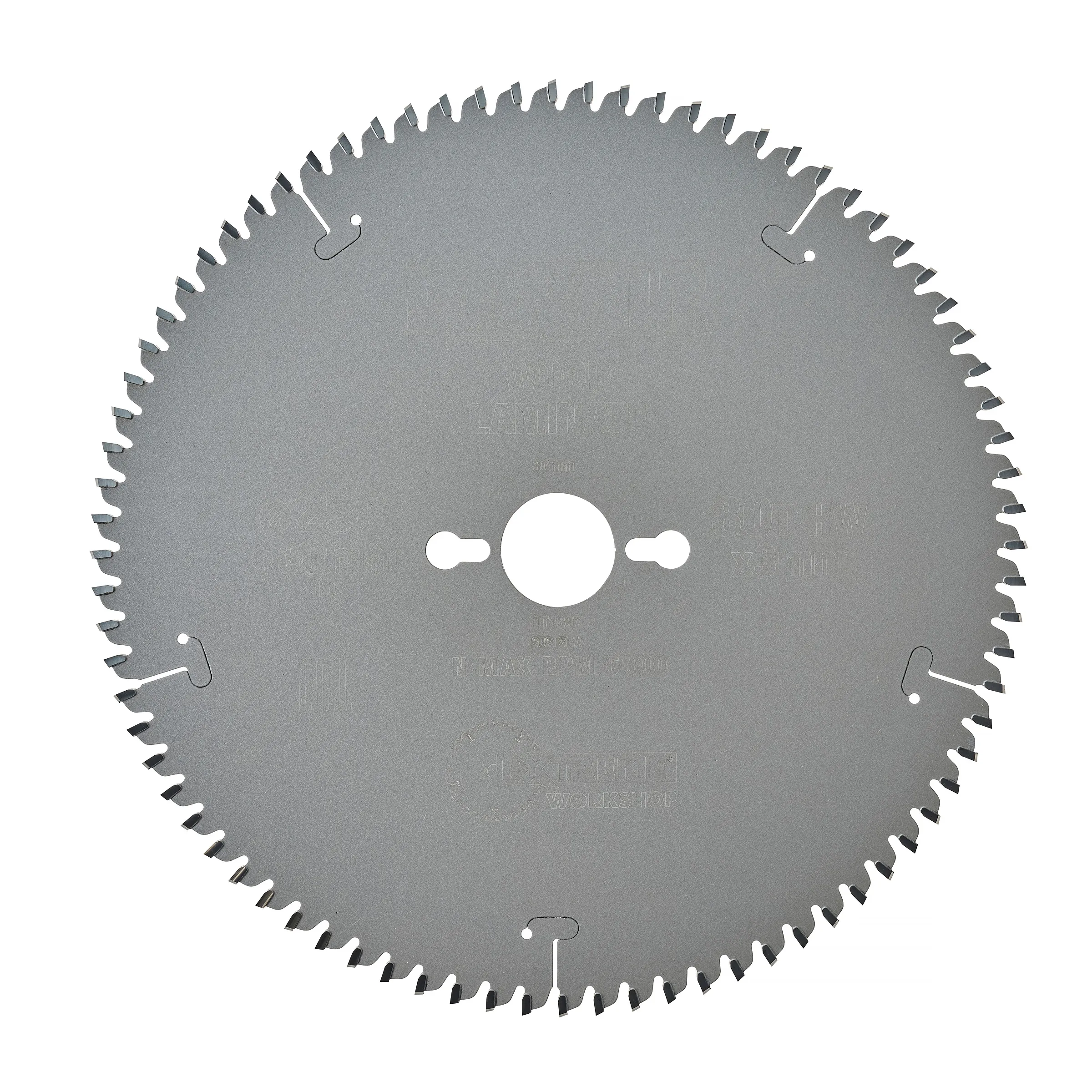 Sirkelsagblad for tre & ikke-jernholdige metaller, 250x30 mm, 80T, DT4287