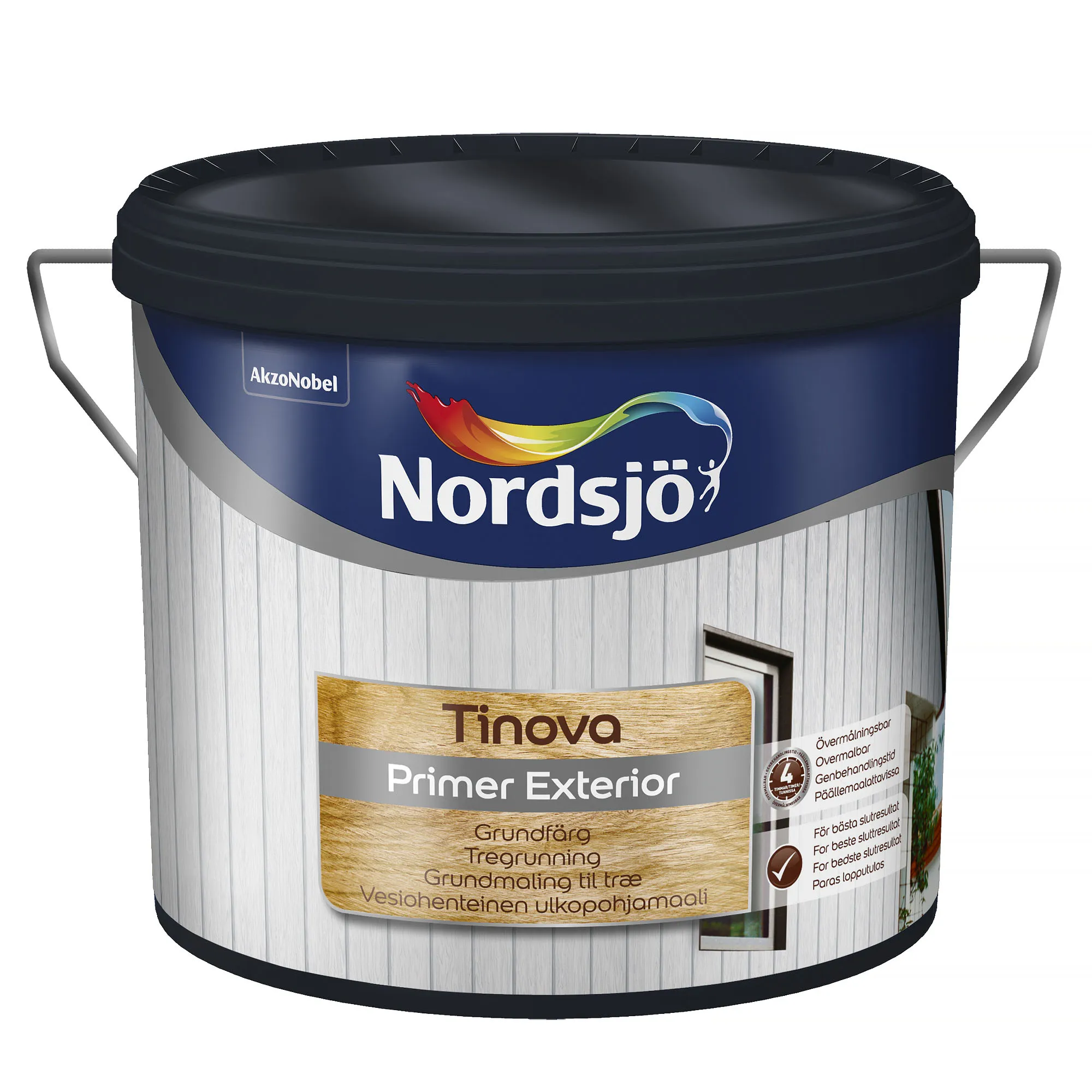 Grundfärg, Tinova Primer Exterior, vit, 2,5 L