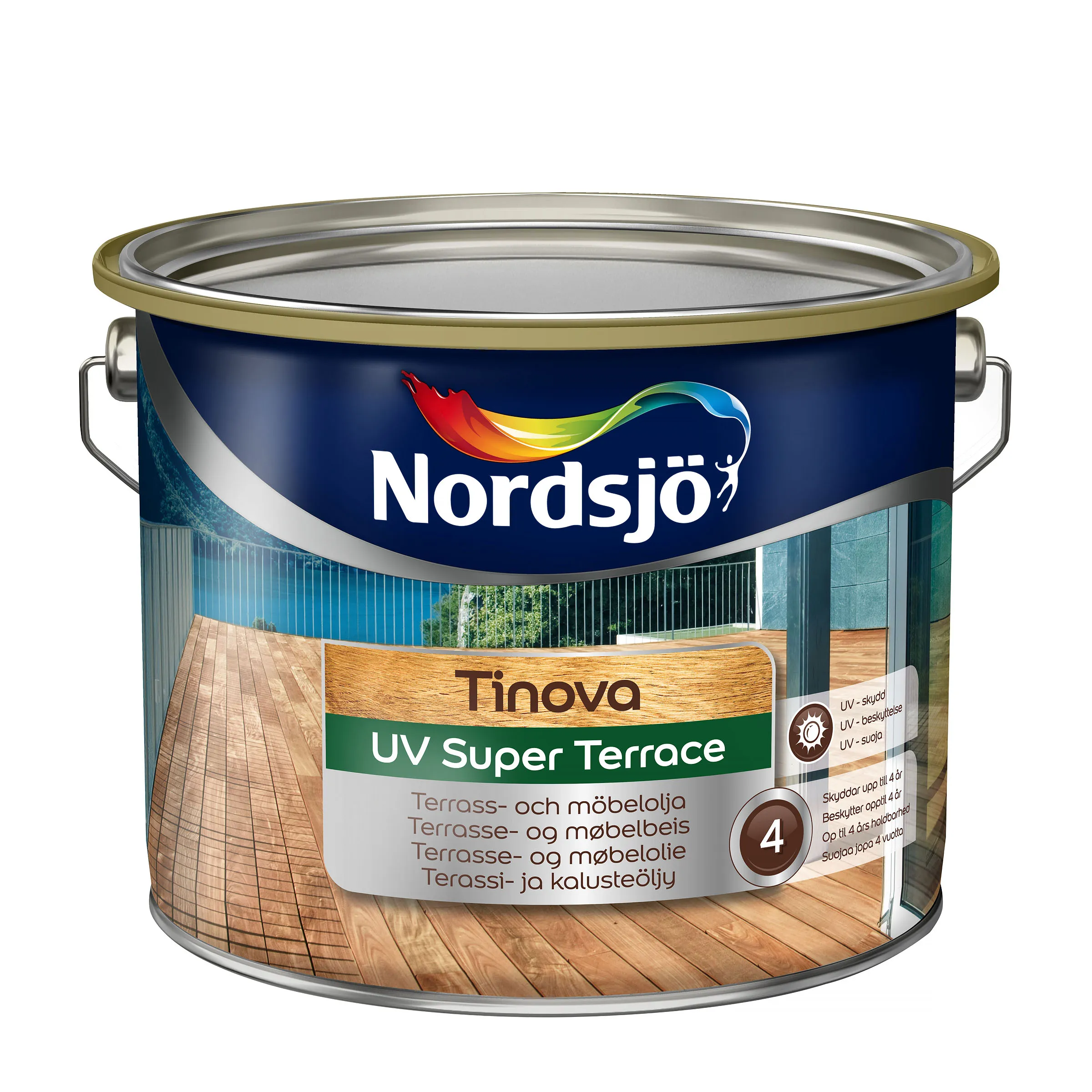 Olja, Tinova UV Super Terrace, base clear, 0,93 L