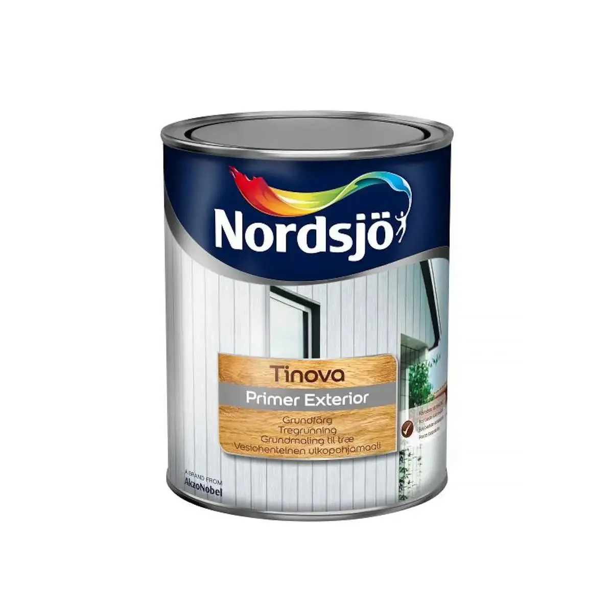 Grundfärg, Tinova Primer Exterior, vit, 1 L