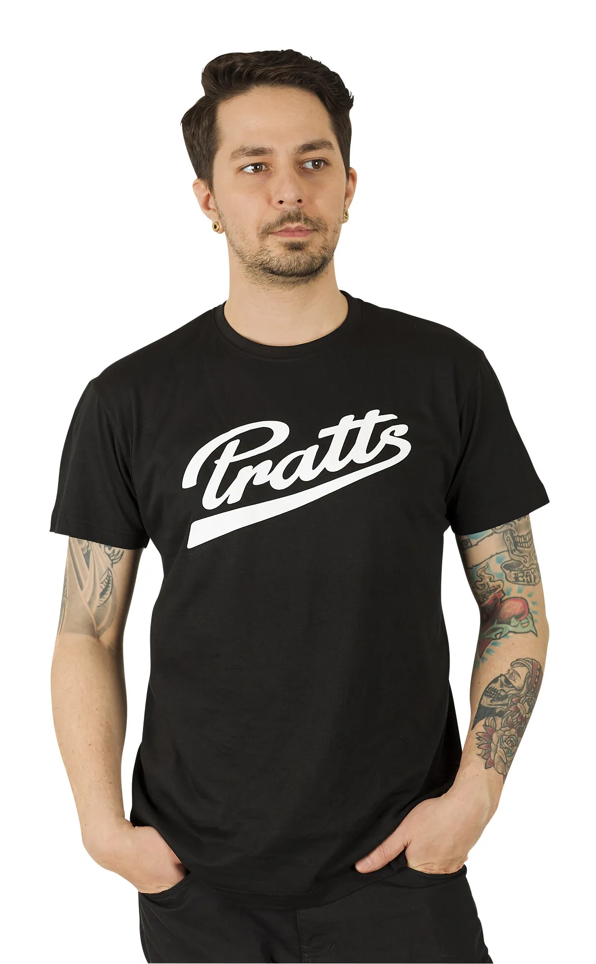 T-shirt, svart
