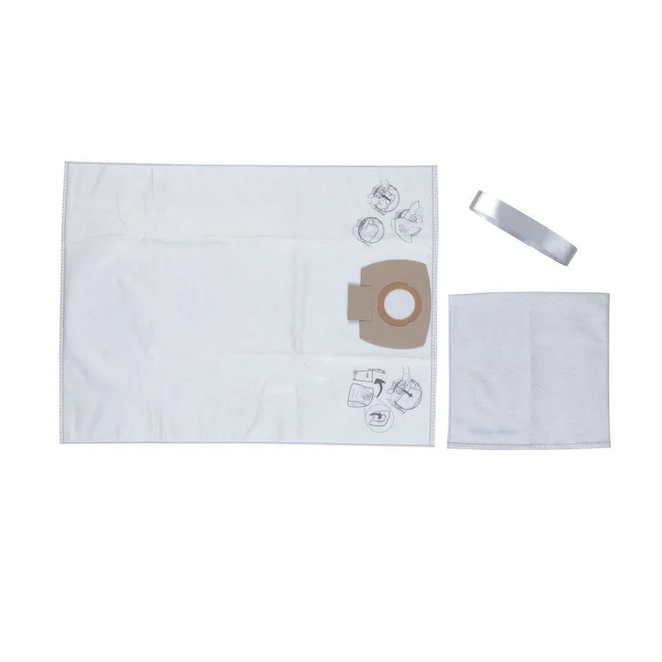 Dammsugarpåse fleece 25 l, 5-pack
