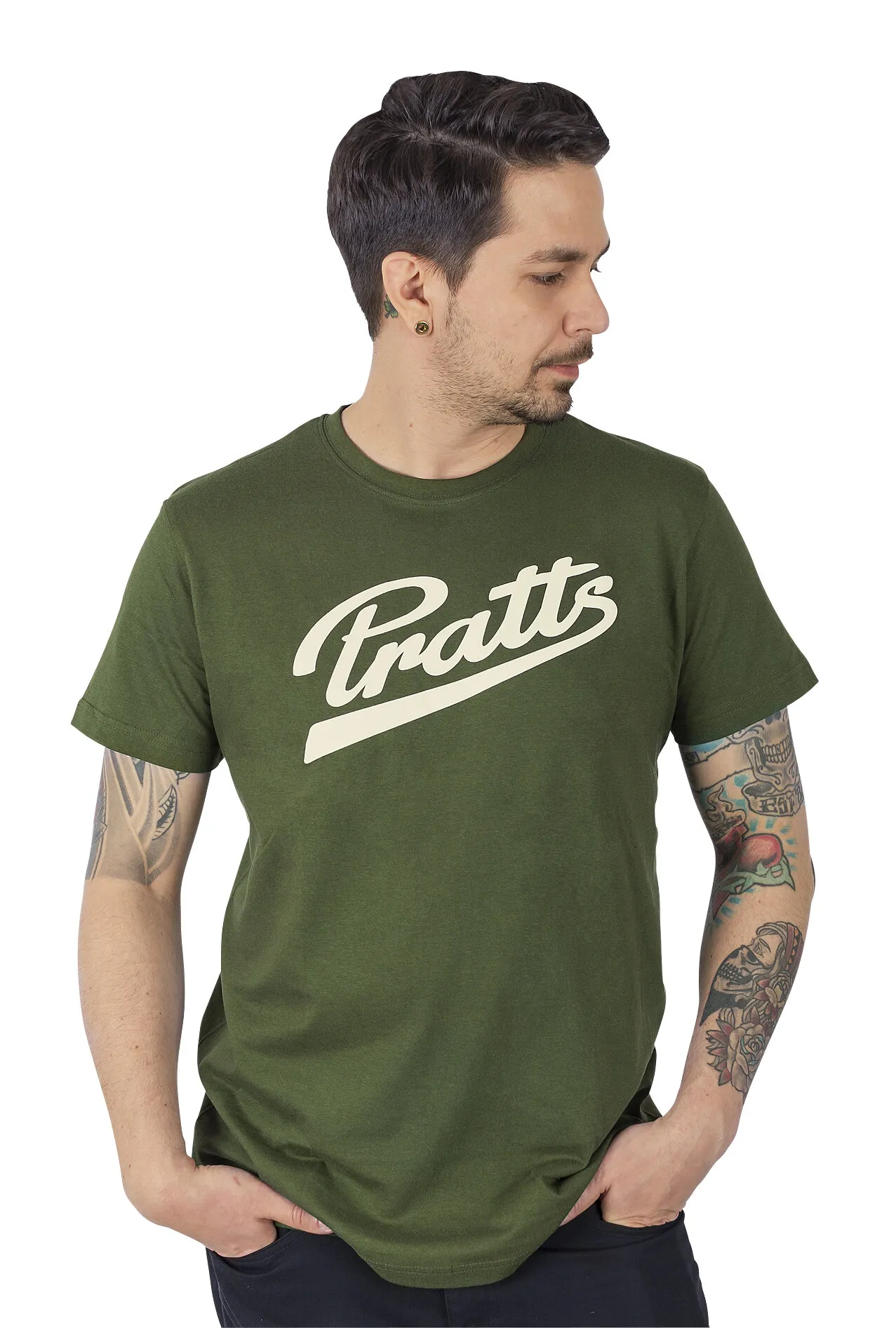 T-shirt, grön