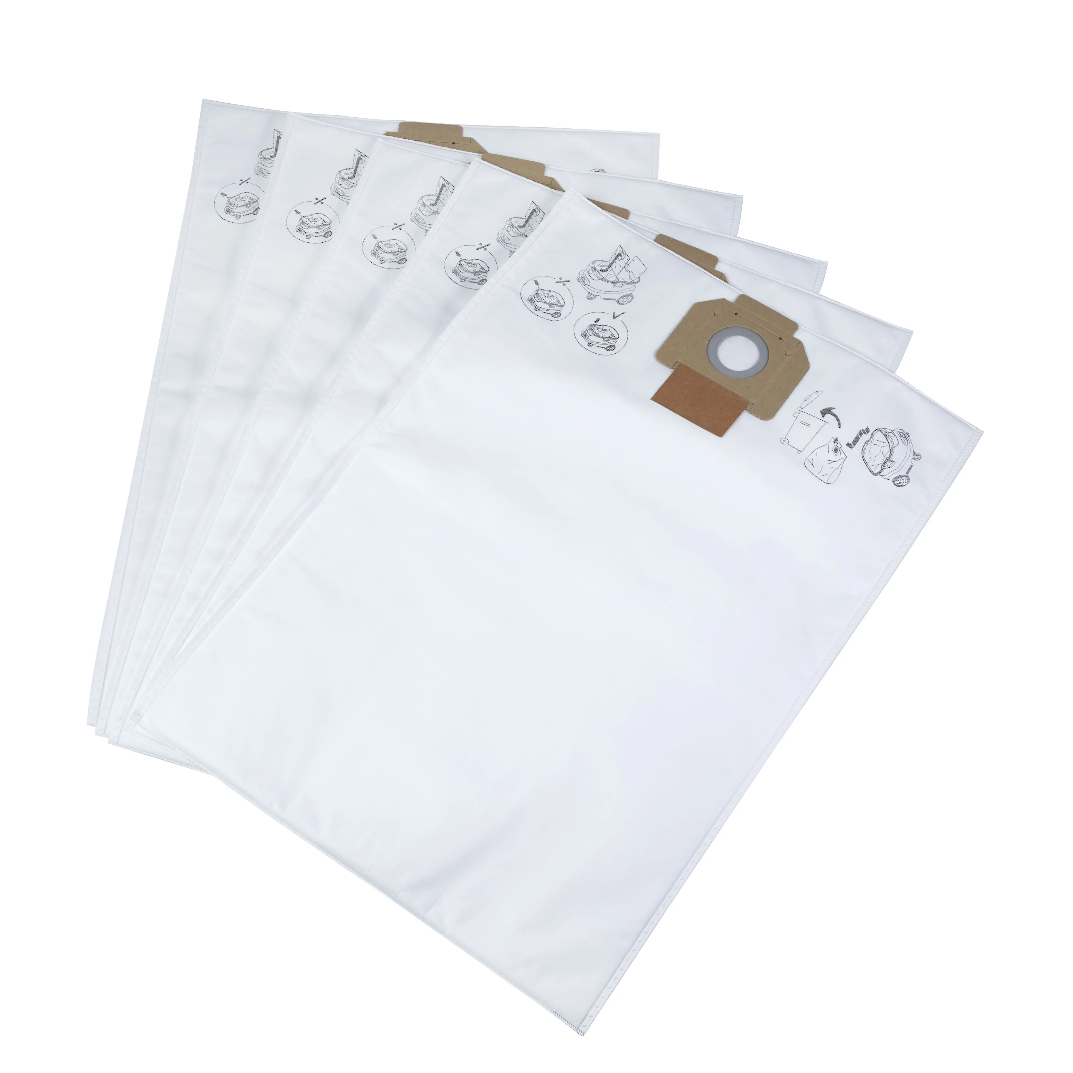 Dammsugarpåse fleece till AS30/42, 5-pack