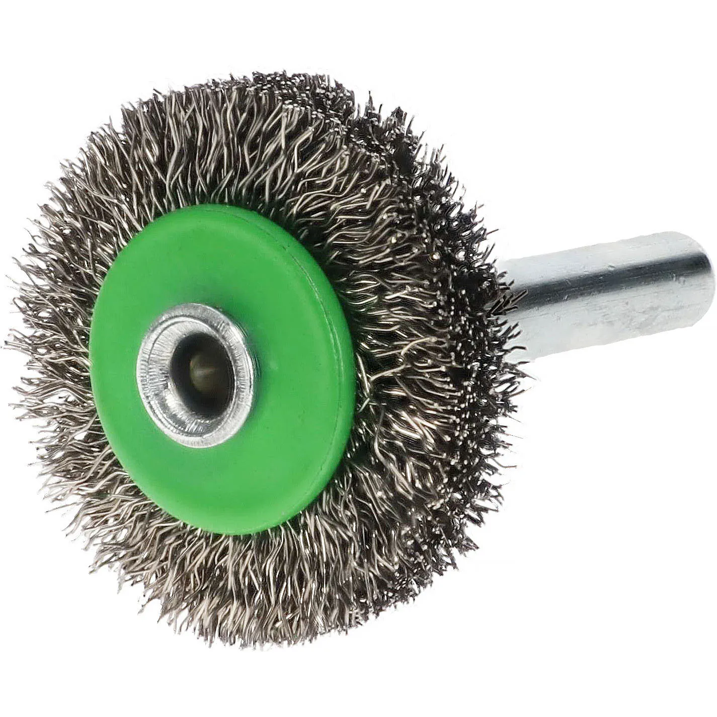 Cirkulärborste med skaft, Ø70x11 mm, tapp 6 mm