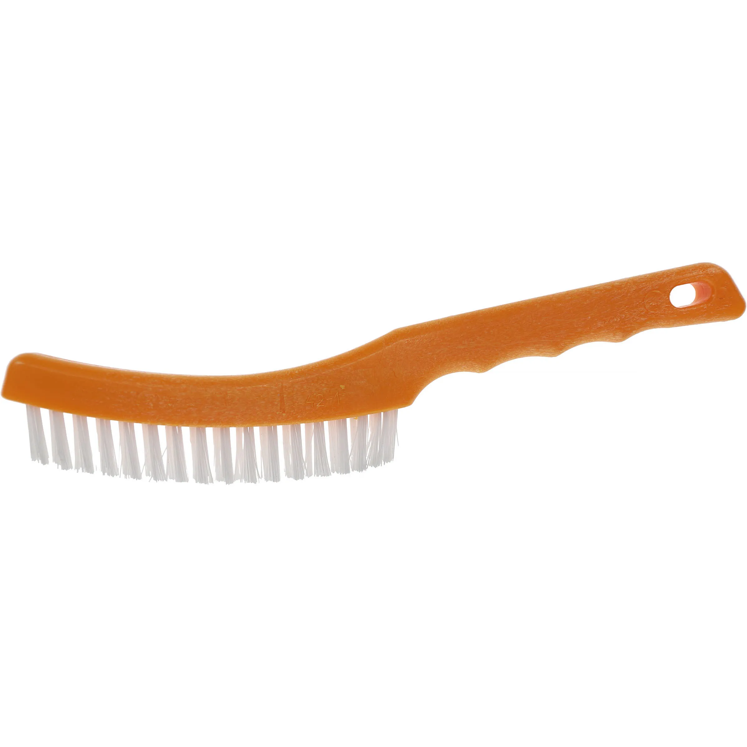 Cykelborste 2-rader, plast, nylon