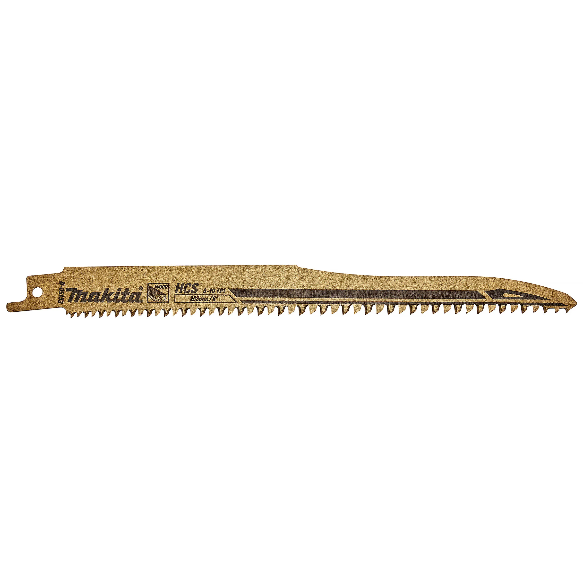 Tigersågblad B-05153, HCS, 200x1,0 mm, 6-10 TPI, 5 st